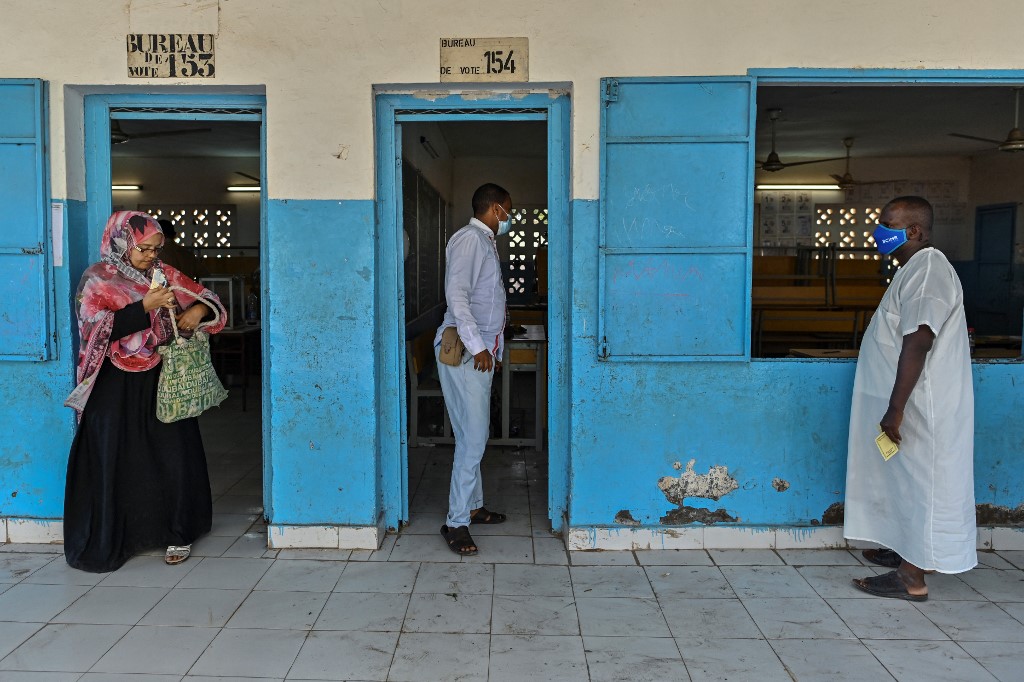 Nearly 215,000 citizens were registered to vote in the ballot pitting Guelleh, 73, against a little-known businessman
