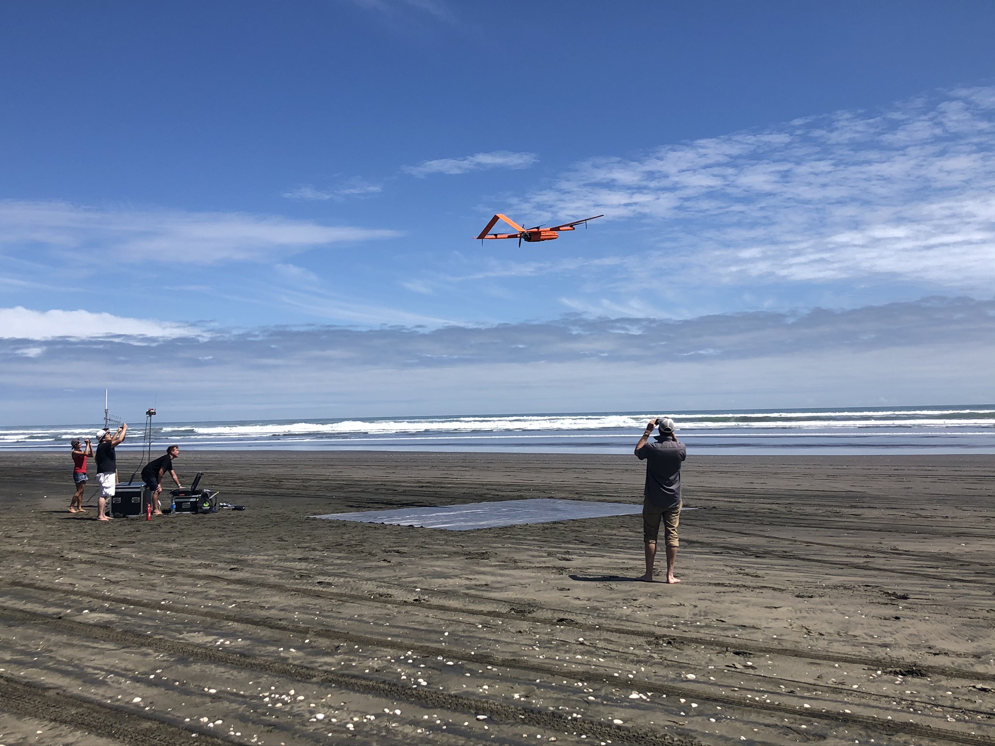 NGOs, academics, the government and companies are working together on the drone project in a bid to save the rare dolphin [Courtesy of MAUI63]