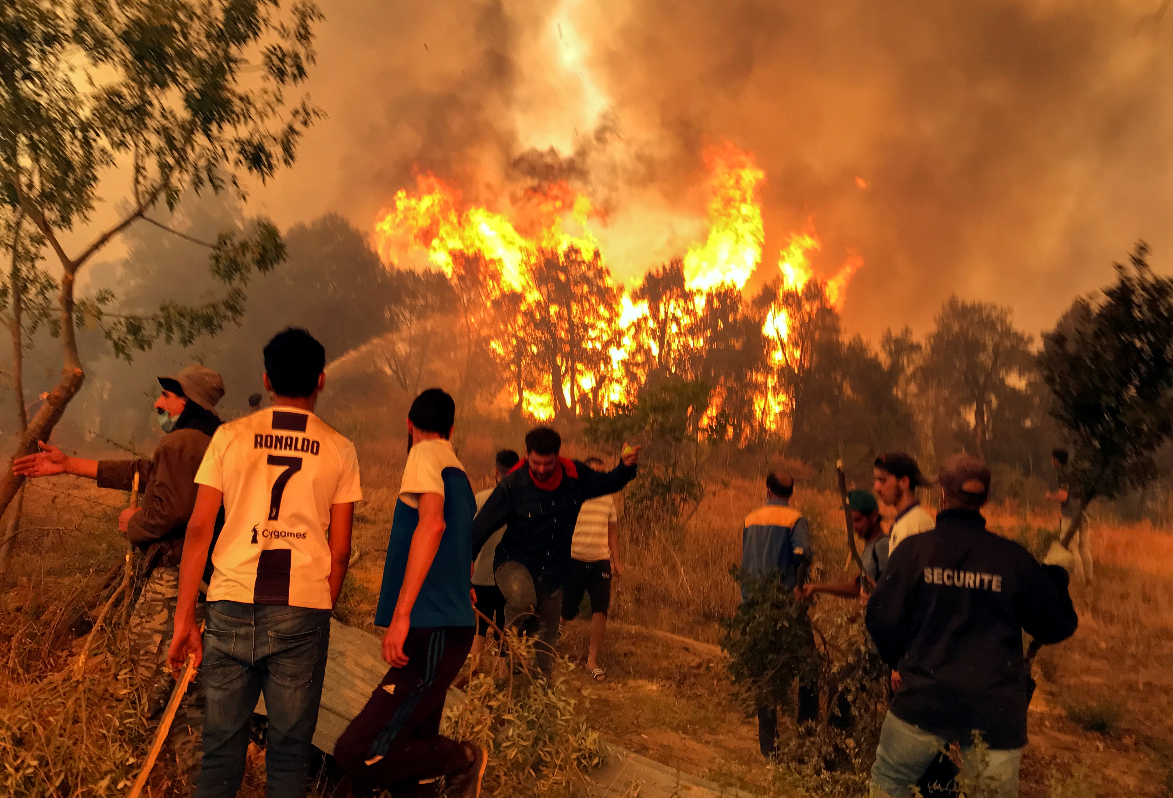 algeria fire