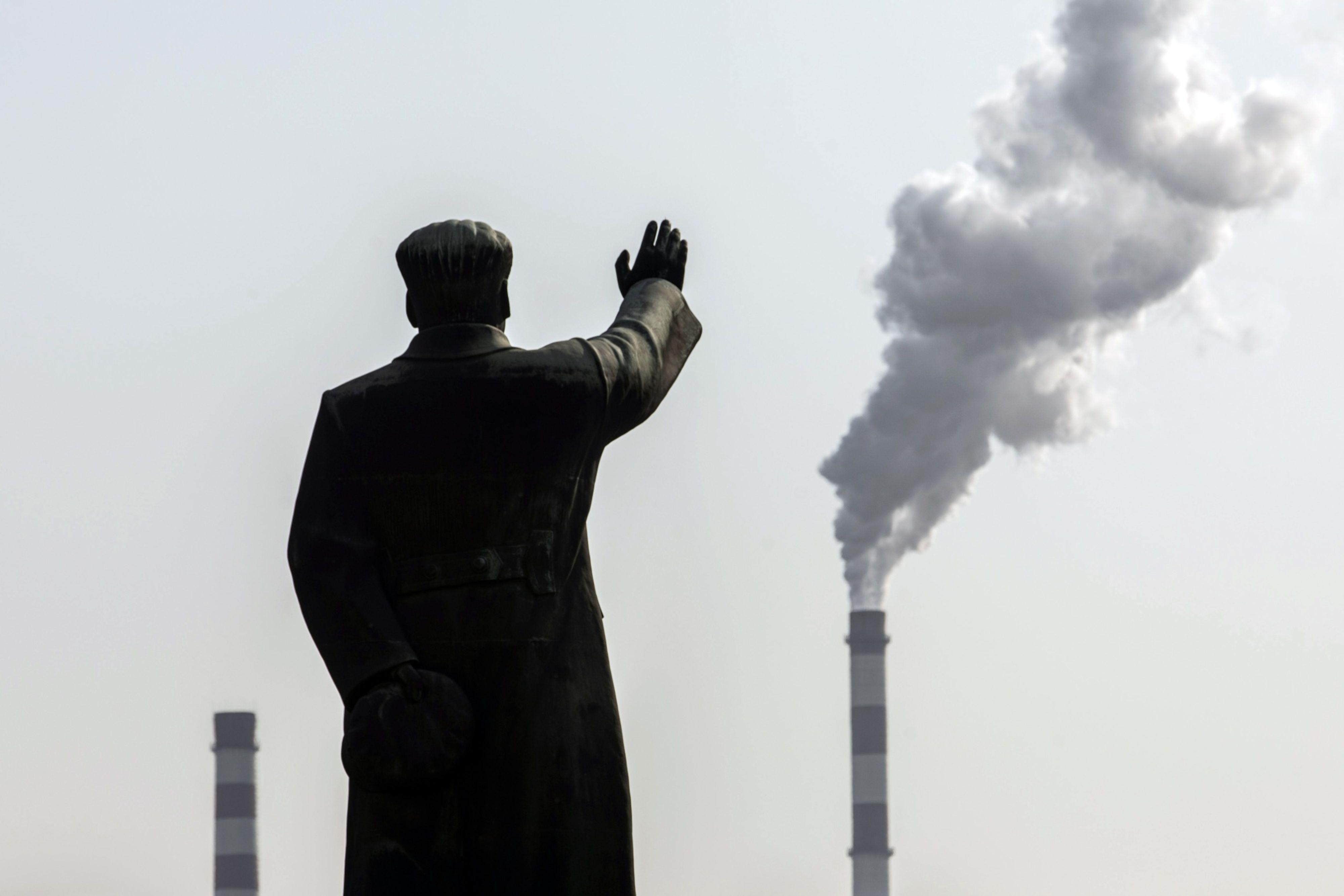 The Greenpeace East Asia report released this week highlights the gap between the decarbonisation targets coming from China’s top leadership and the continued dirty-recovery reality at the local level, finding that only 15 percent of municipal bonds issued since the COVID-19 outbreak went to sustainable and low-carbon projects [File: Qilai Shen/Bloomberg]