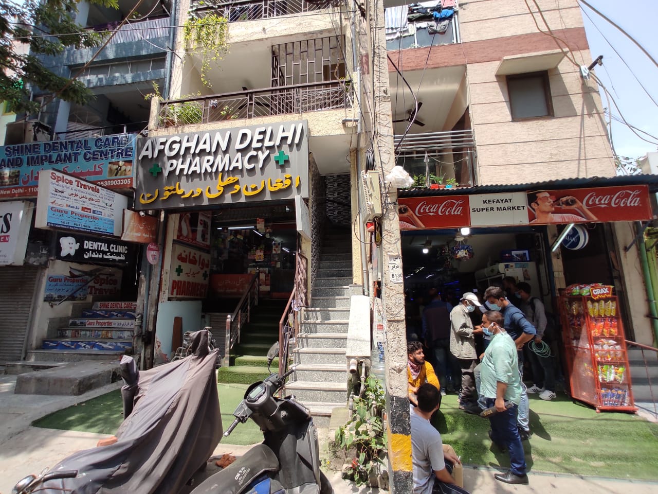 An Afghan neighbourhood in New Delhi’s Lajpat Nagar area