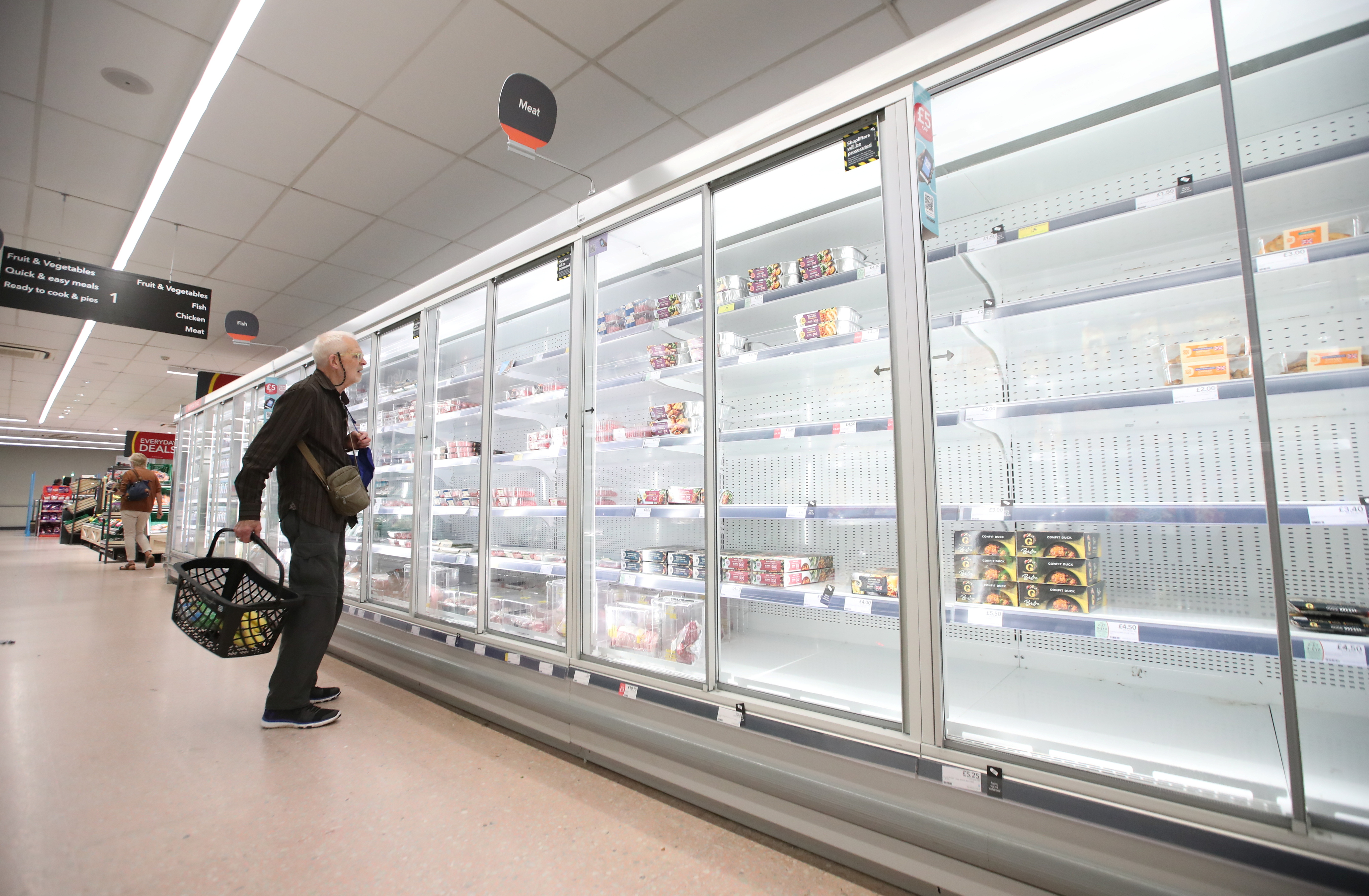 For months, supermarkets and farmers have warned that the lack of hauliers was making it harder to get goods to market