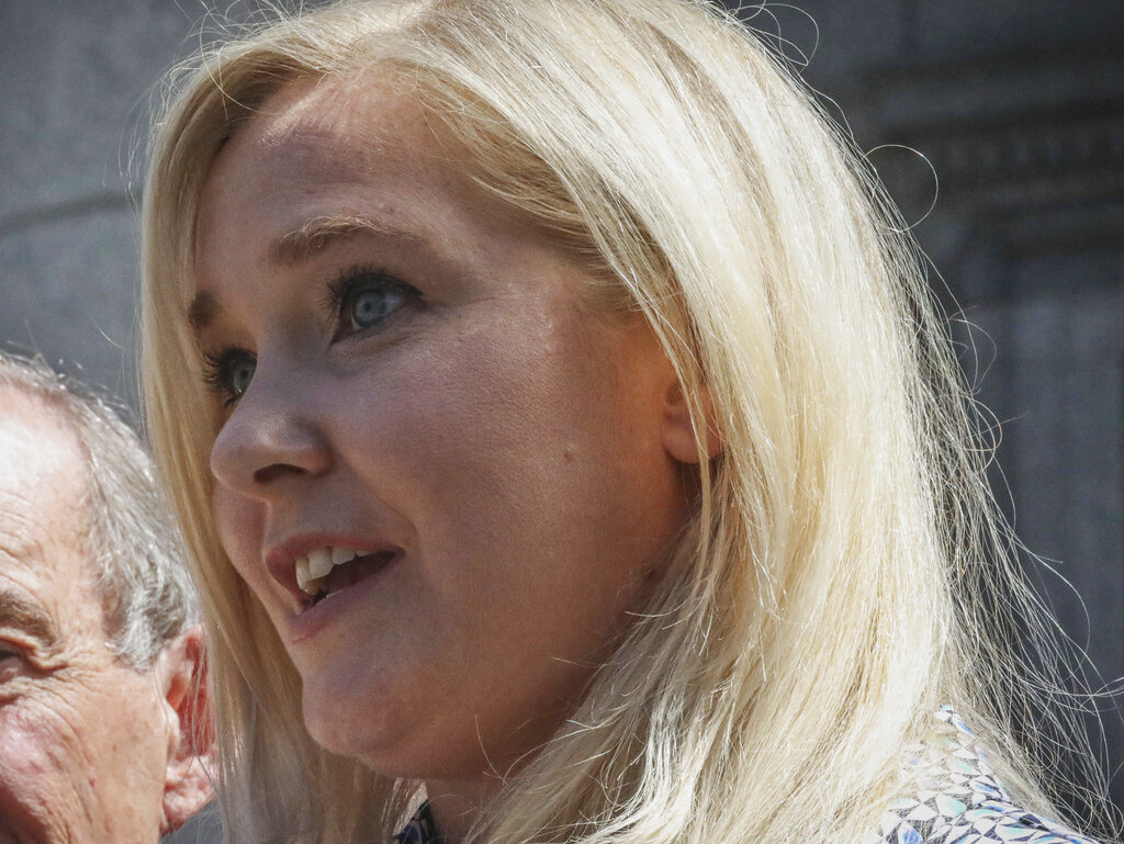 Virginia Giuffre, who accused former prince Andrew of abuse, pictured in 2019.