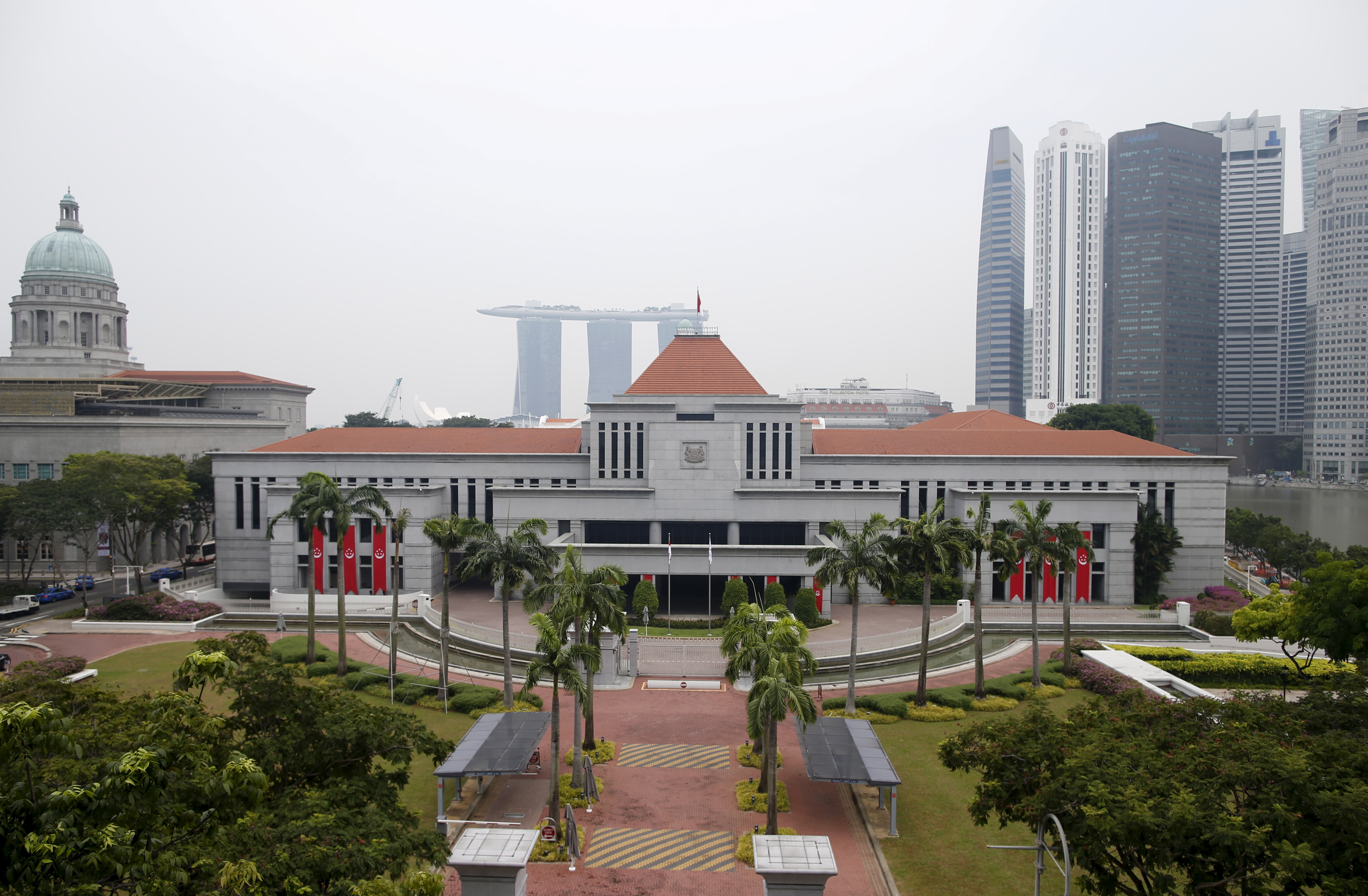 On October 4, Singapore's parliament passed a 'foreign interference' law [File: Reuters/Edgar Su]