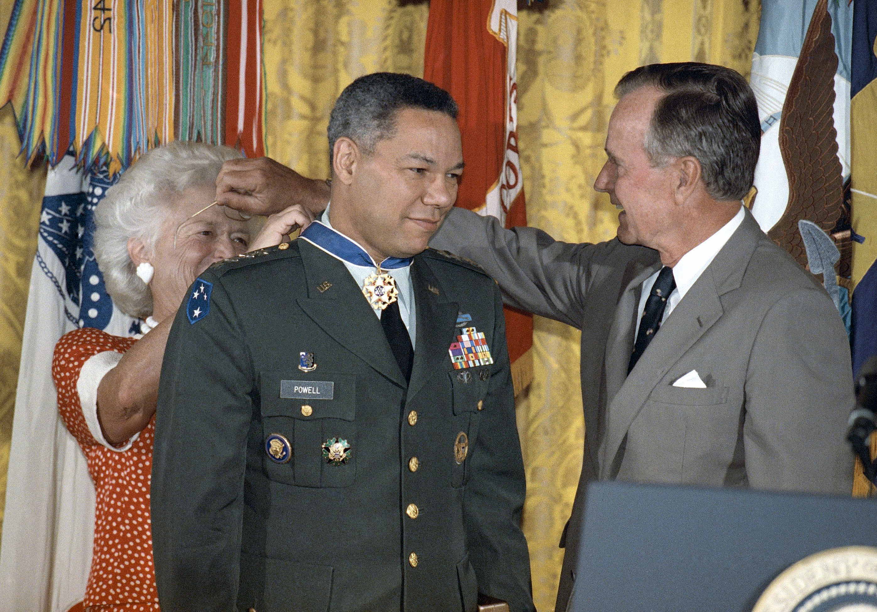 Colin Powell was twice awarded the Presidential Medal of Freedom