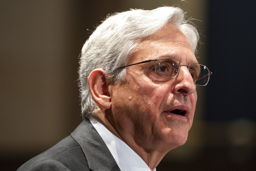 Attorney General Merrick Garland testifies during a House Judiciary Committee oversight hearing of the Department of Justice on Thursday, October 21, 2021, on Capitol Hill in Washington, DC