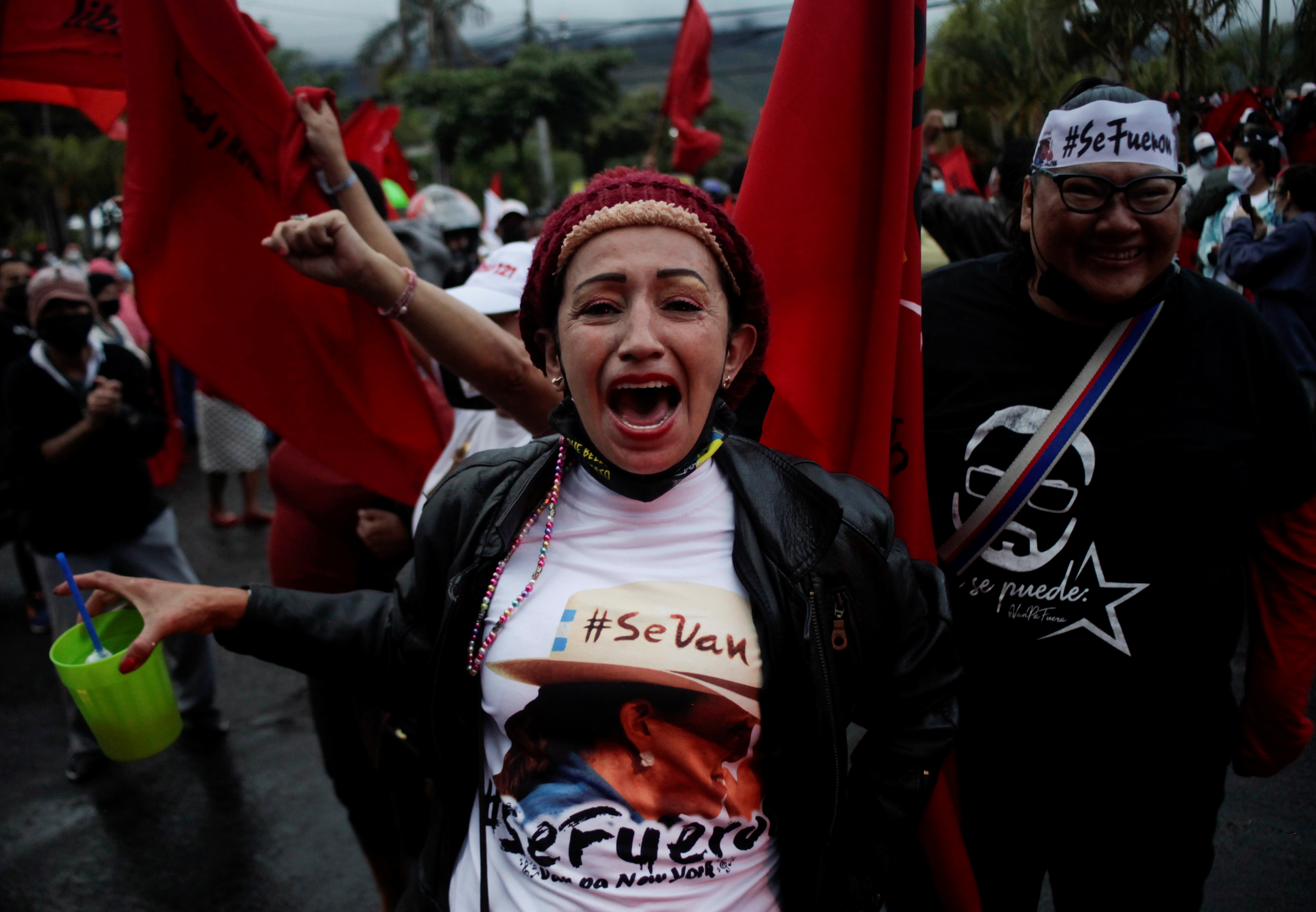 Supporters of Xiomara Castro took part in an event called ‘Carnival of the Victory, Liberty and Refoundation’ in celebration of her victory in the general elections