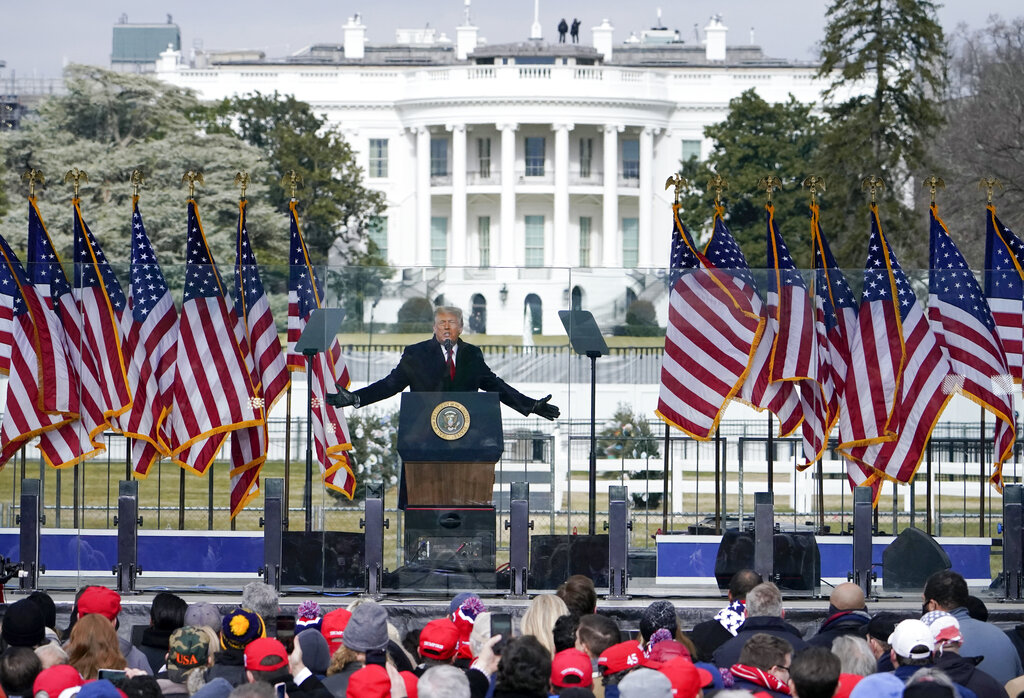  Former President Donald Trump refused to concede defeat in the 2020 election.