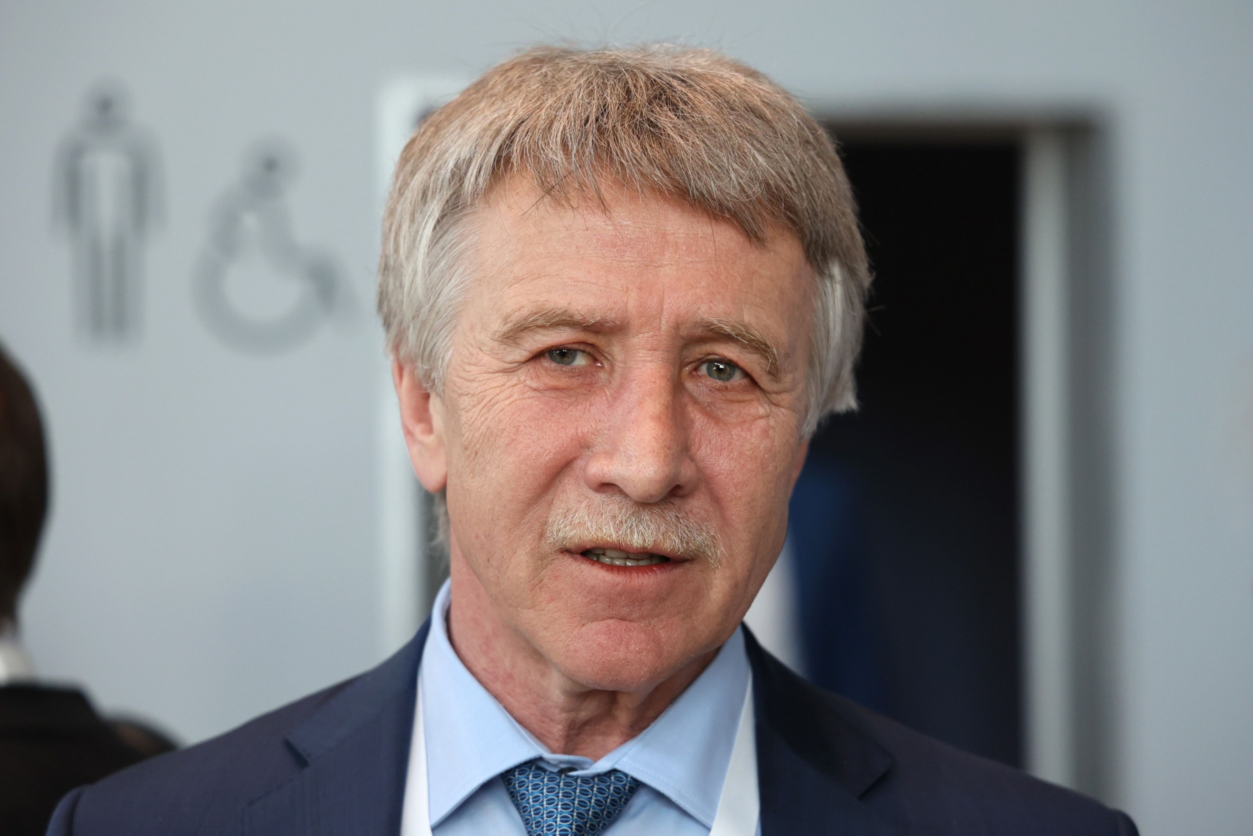 Leonid Mikhelson, billionaire and chief executive officer of Novatek PJSC, speaks to attendees at a conference in