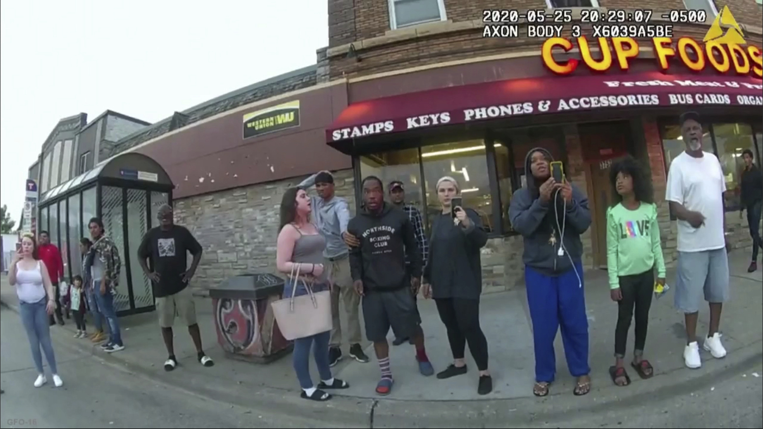 Bystanders during Floyd's death