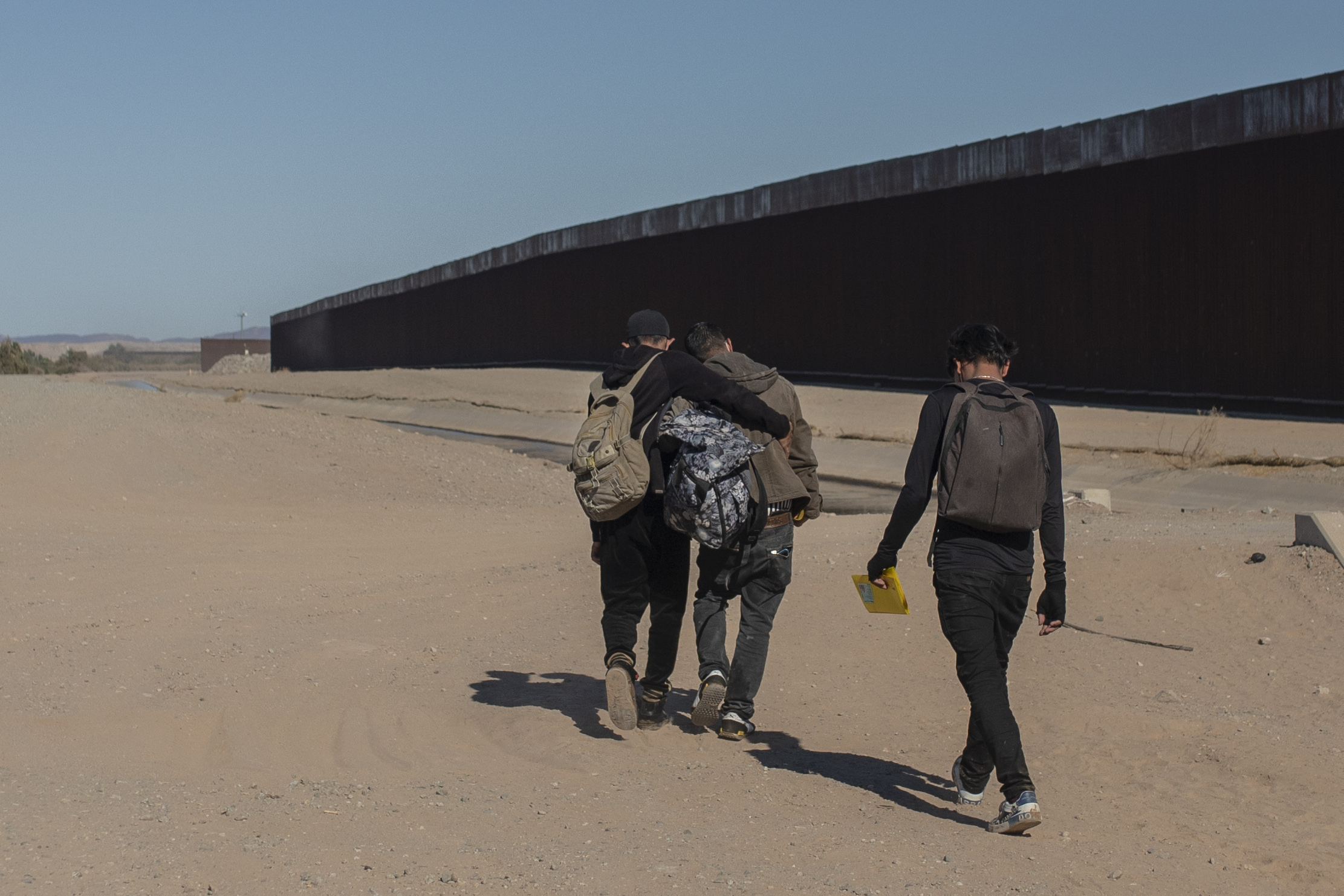 migrants at border