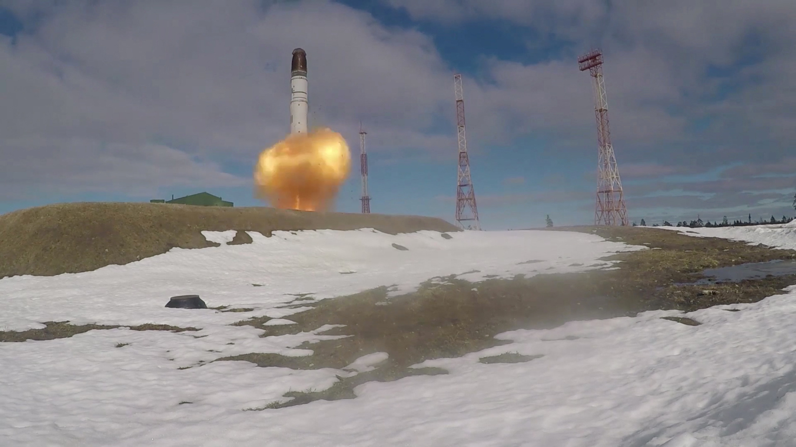 Photo of a missile test