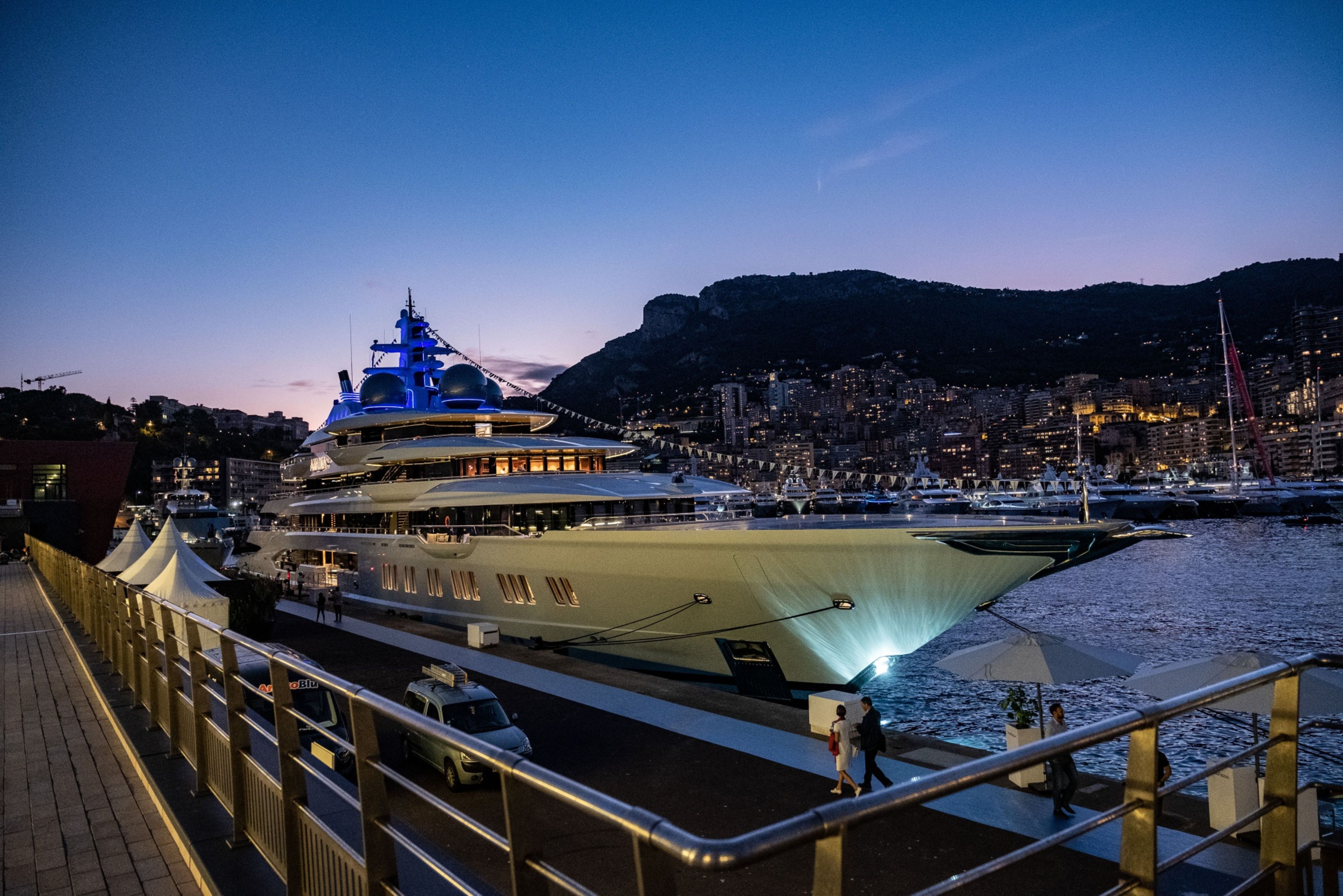 The Amadea is widely believed to be owned by Russian oligarch Suleiman Kerimov