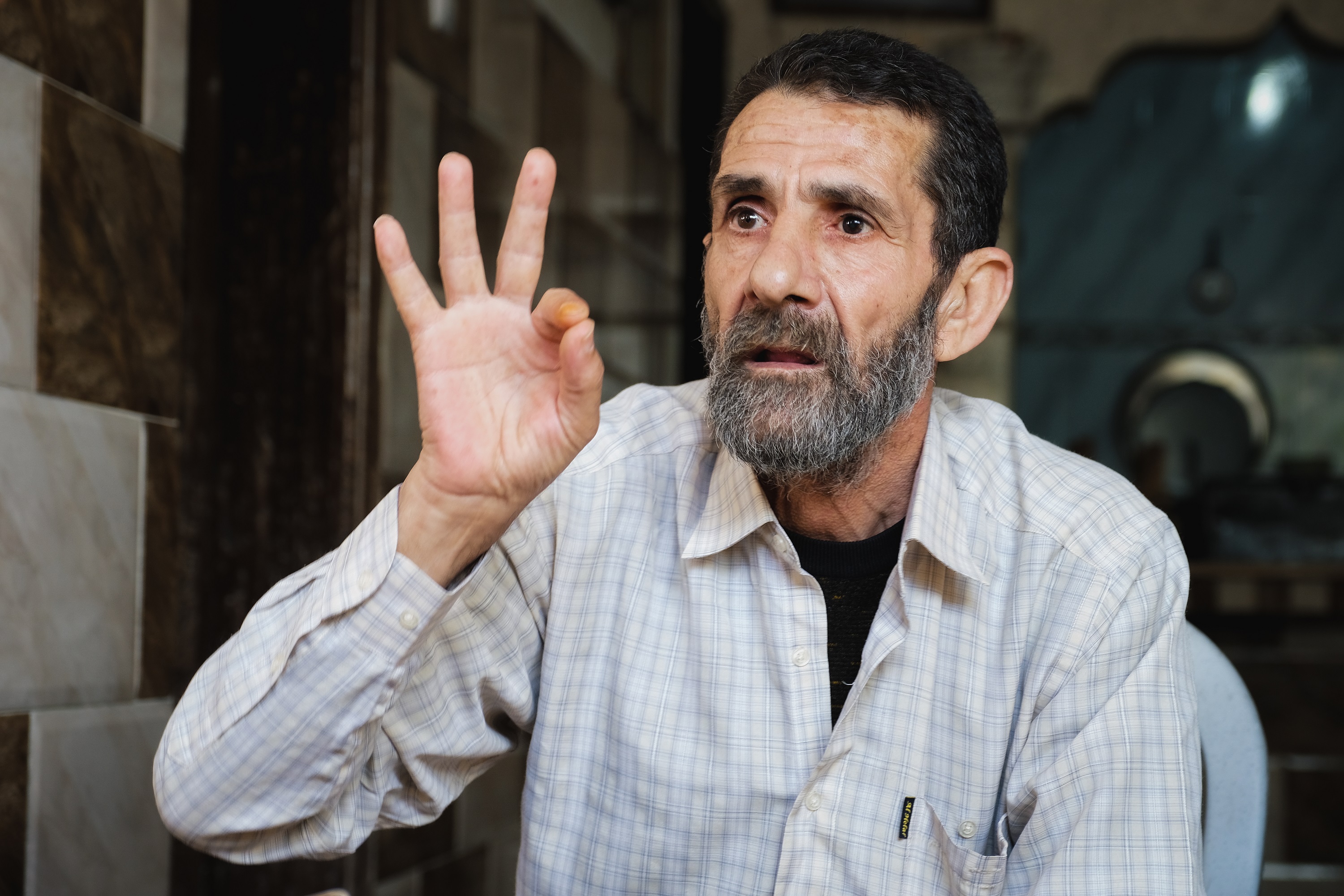 Ahed Bakr, 58, father of Zakaria, 12, explained the family’s rejection of the Israeli court decision