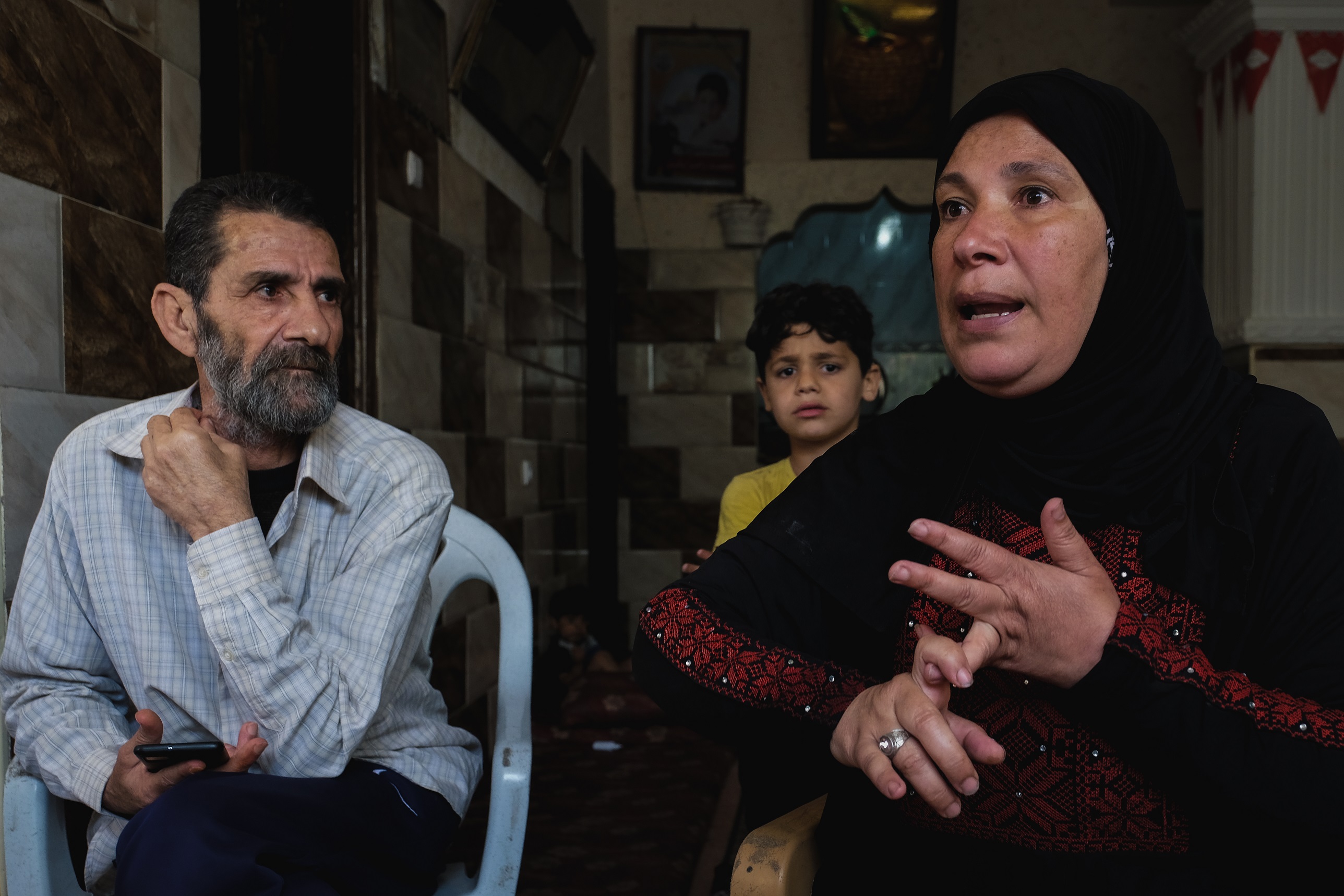 Salwa Bakr, 48, mother of Mohammed, 12, who was killed along with his cousins in the 2014 incident