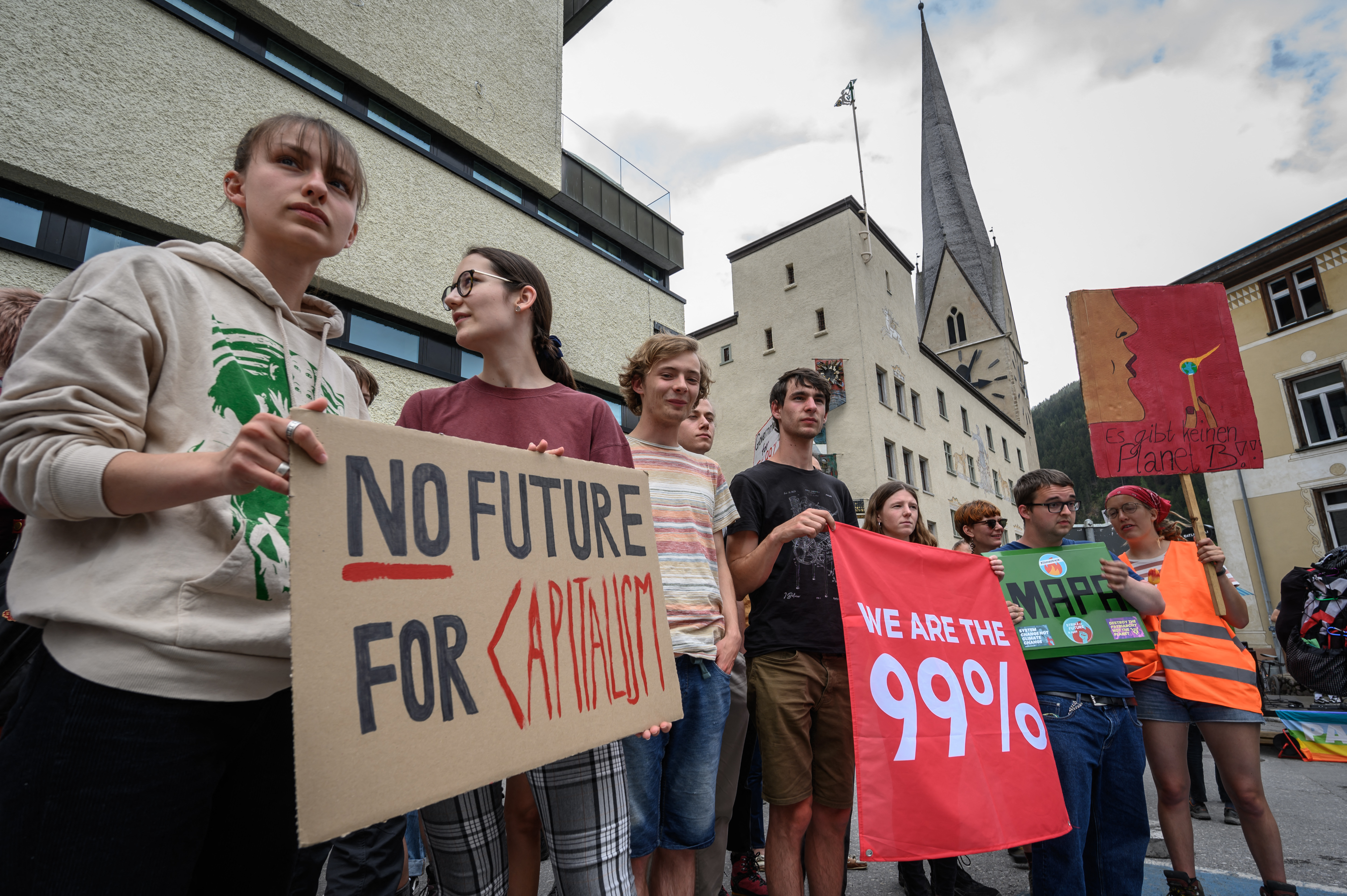 WEF protest 2022