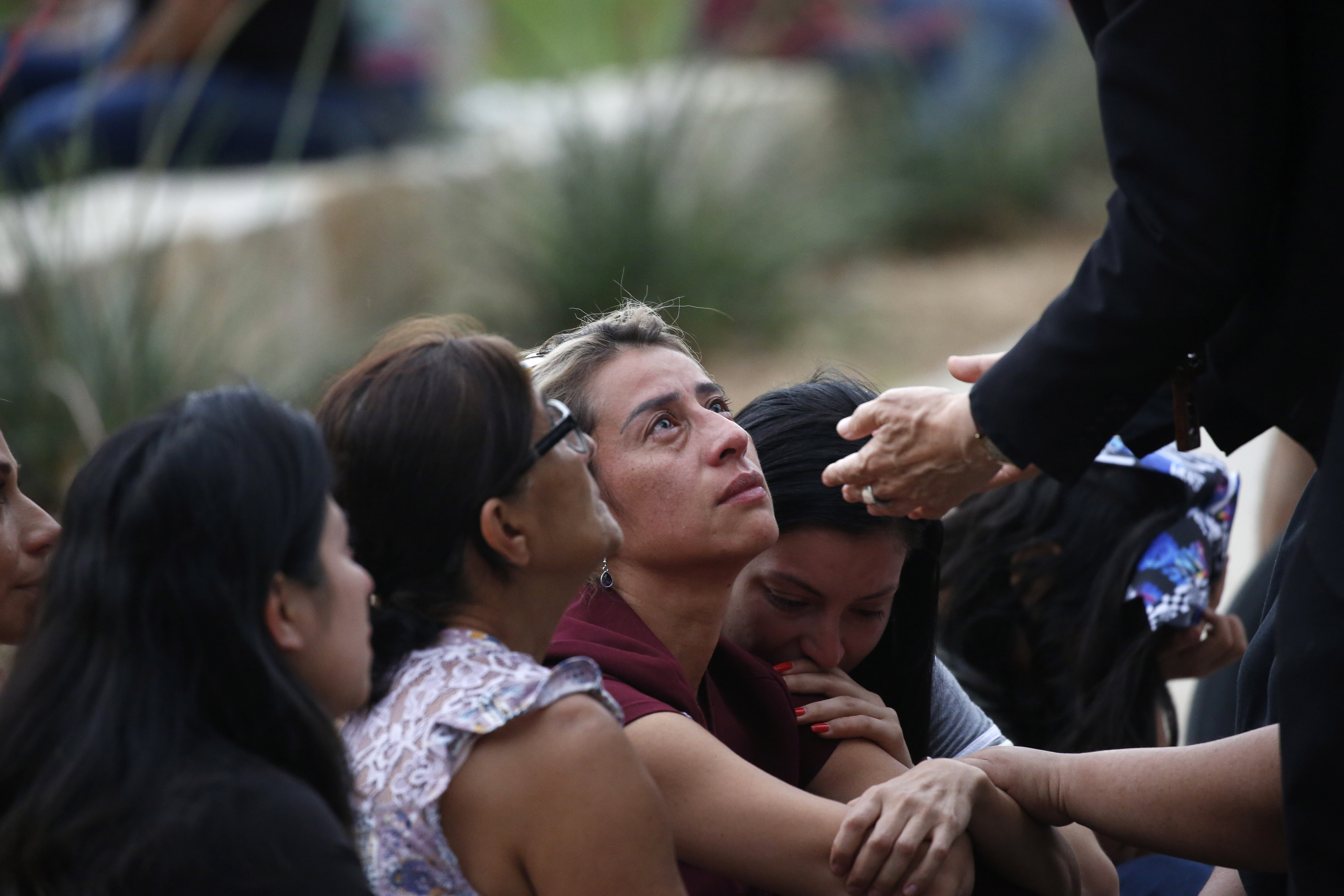 People mourn the attack in Uvalde, Texas
