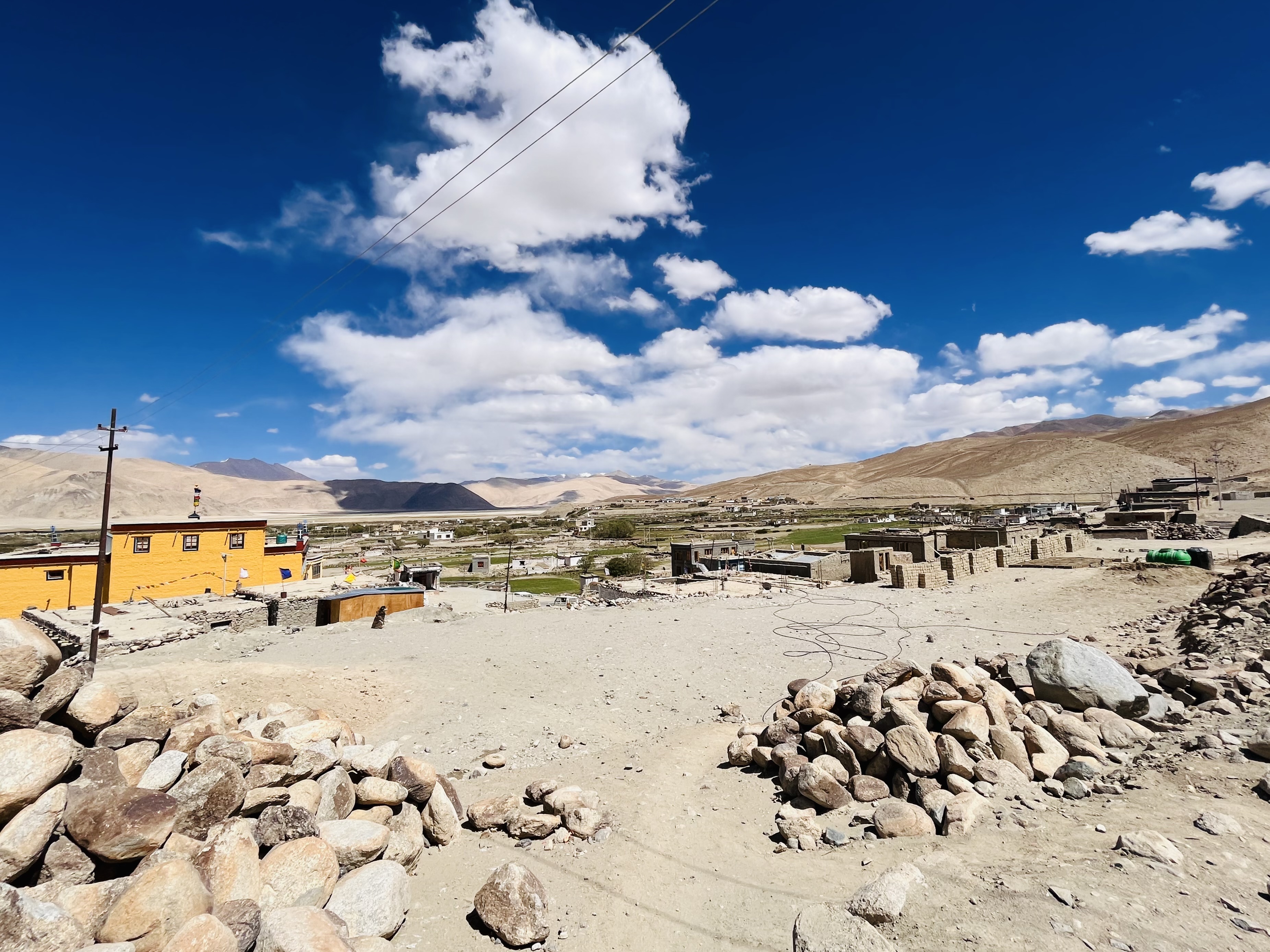 Monasteries, mountains and meadows characterise the Chushul village