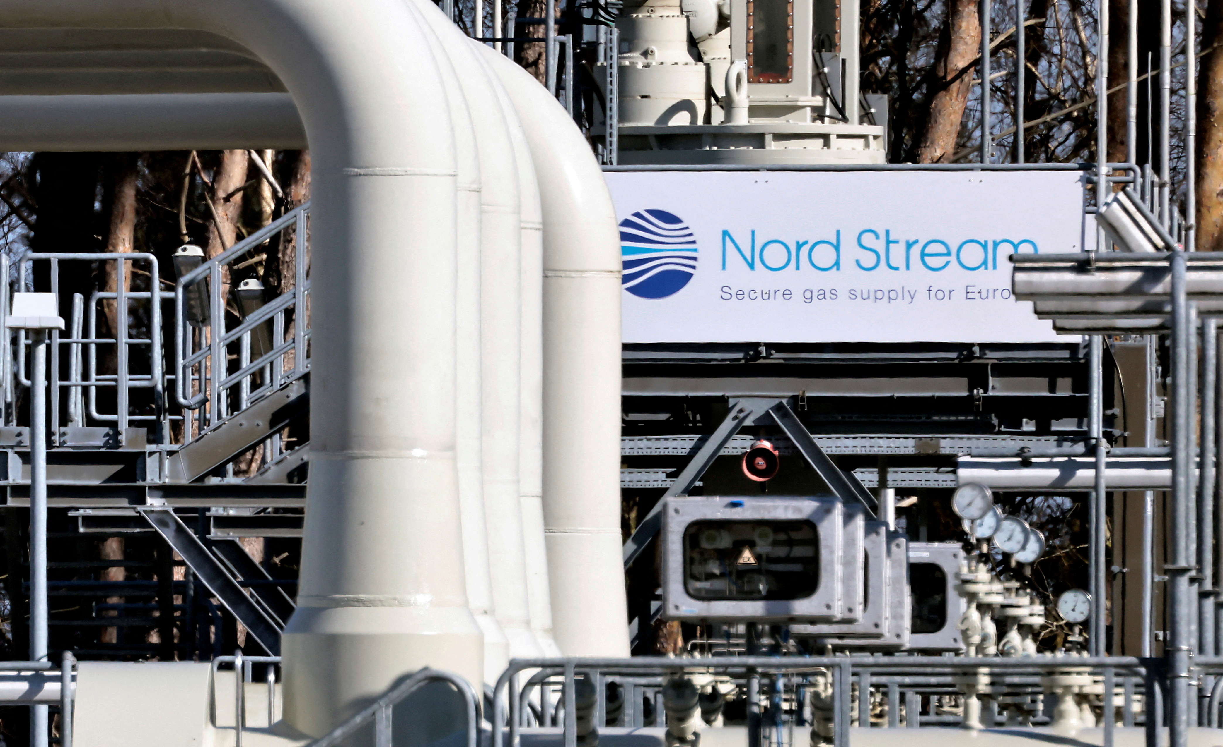 Pipes of Nord Stream 1 pipeline.