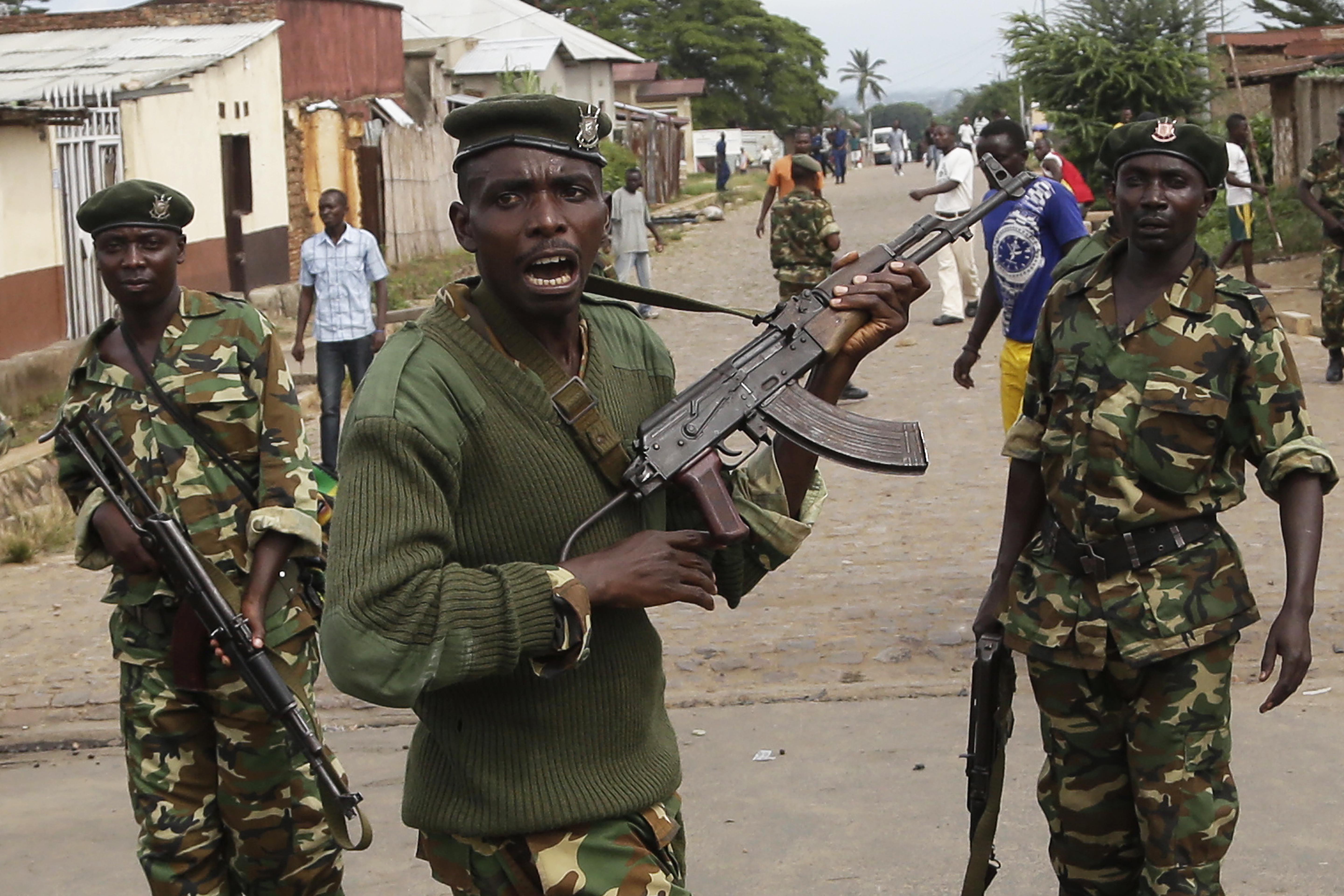 Burundian soldiers