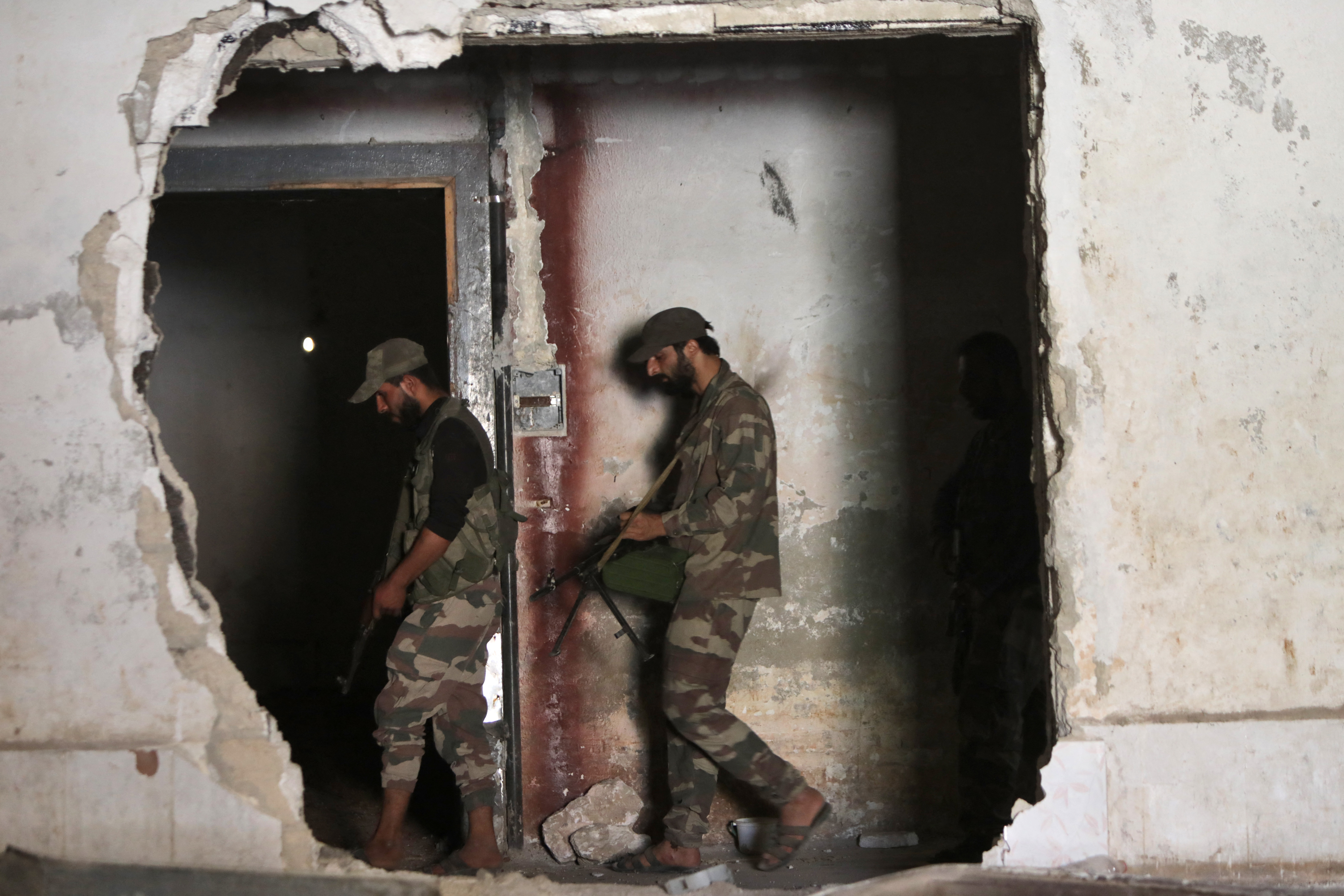 Turkey-backed Syrian fighters