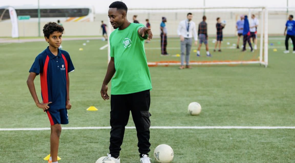 sadock at a football training