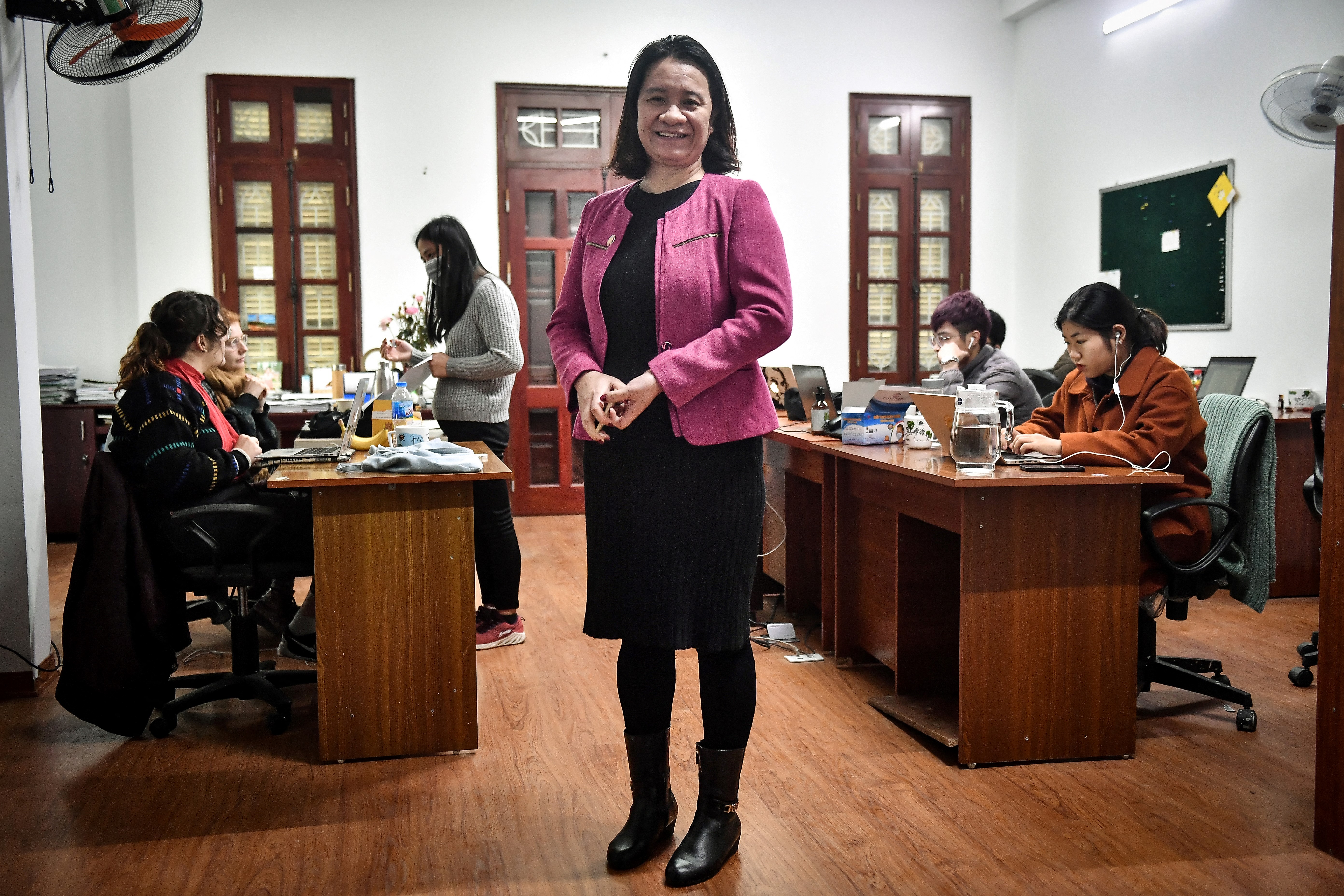 One of Vietnam's best-known environmental activists, Nguy Thi Khanh