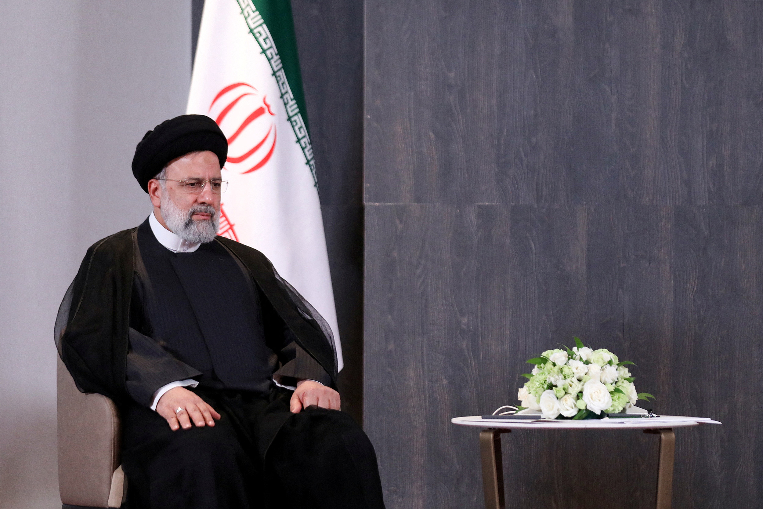 Iranian President Ebrahim Raisi at the Shanghai Cooperation Organisation summit in Samarkand, Uzbekistan.