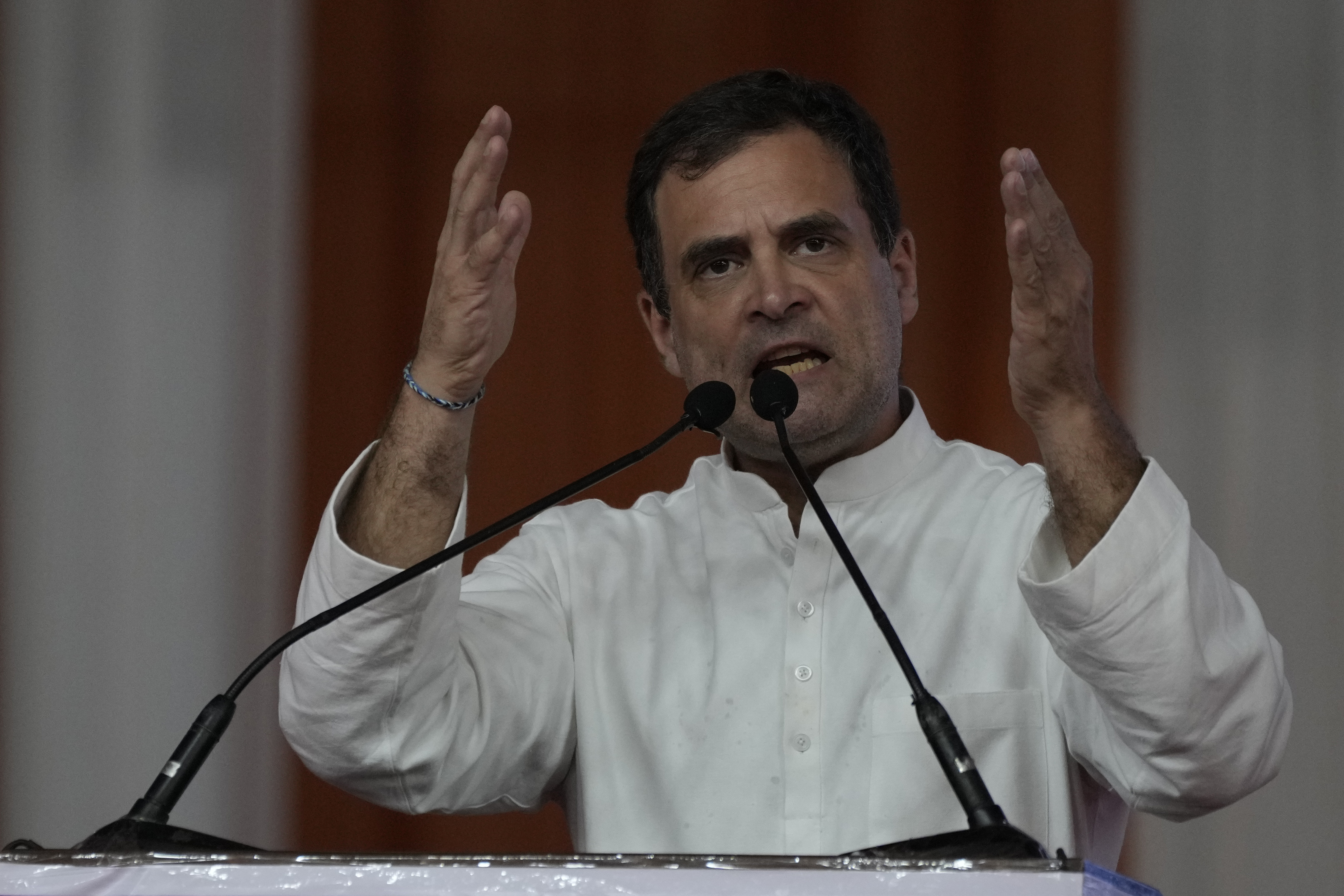 India's opposition Congress party leader Rahul Gandhi.