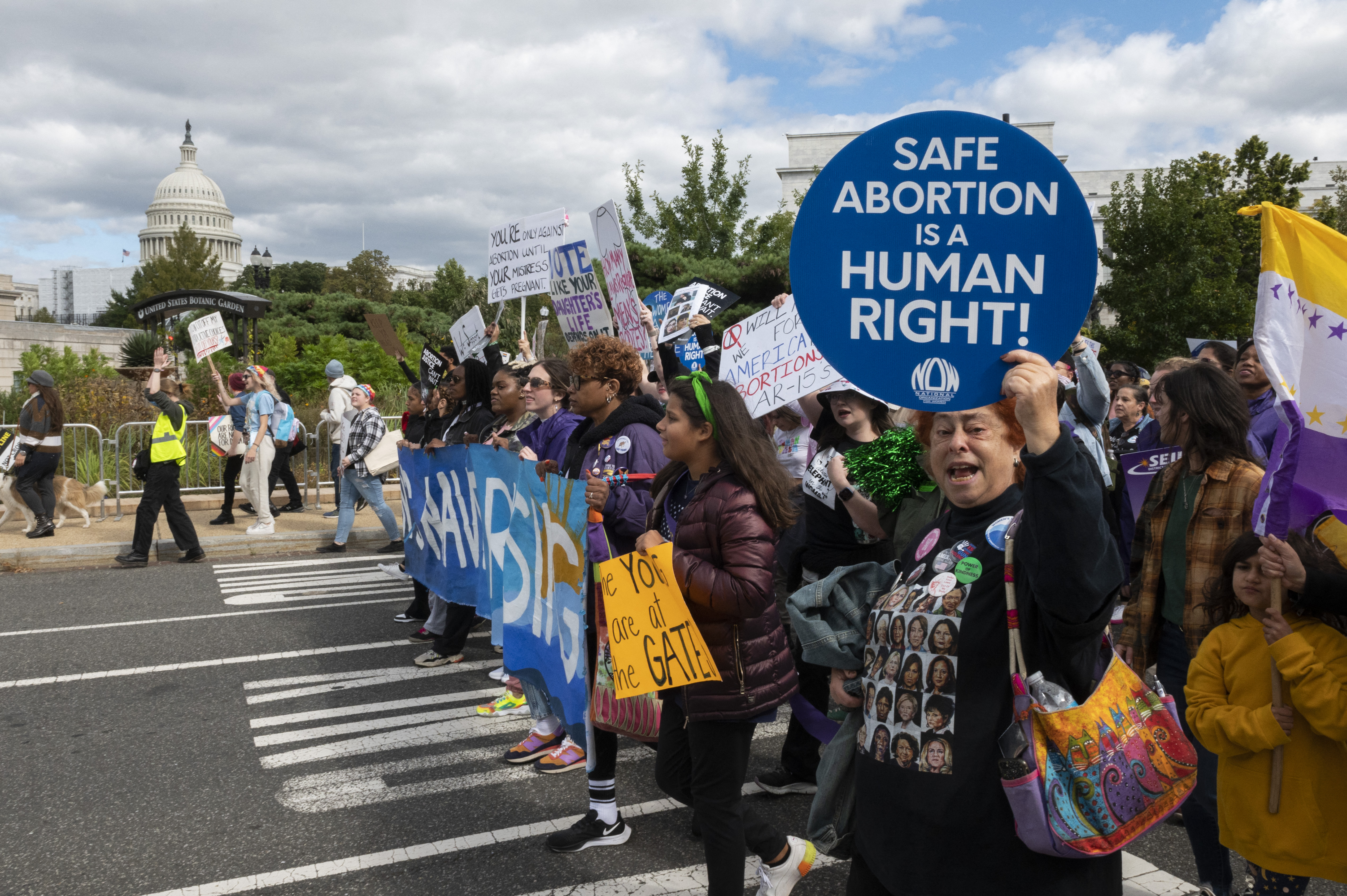 Rally for women's rights