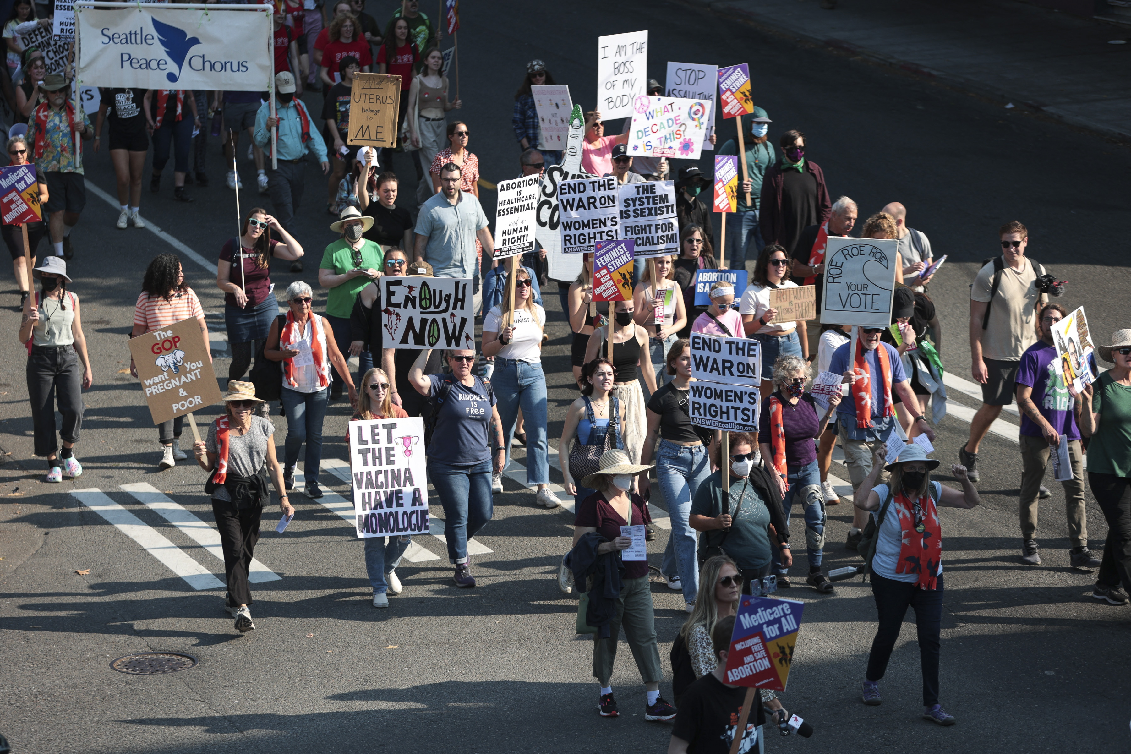 Rally for women's rights