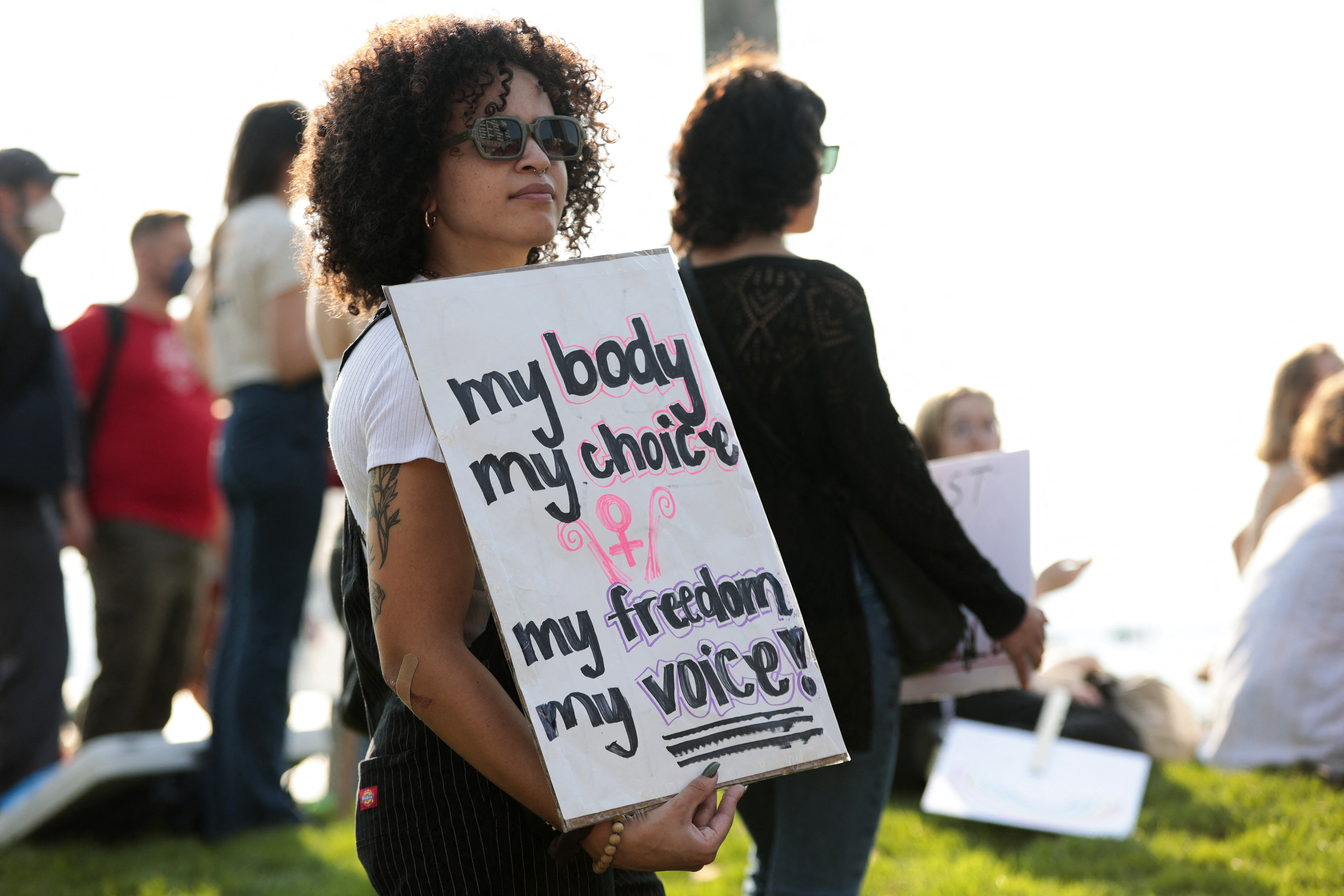 Rally for women's rights