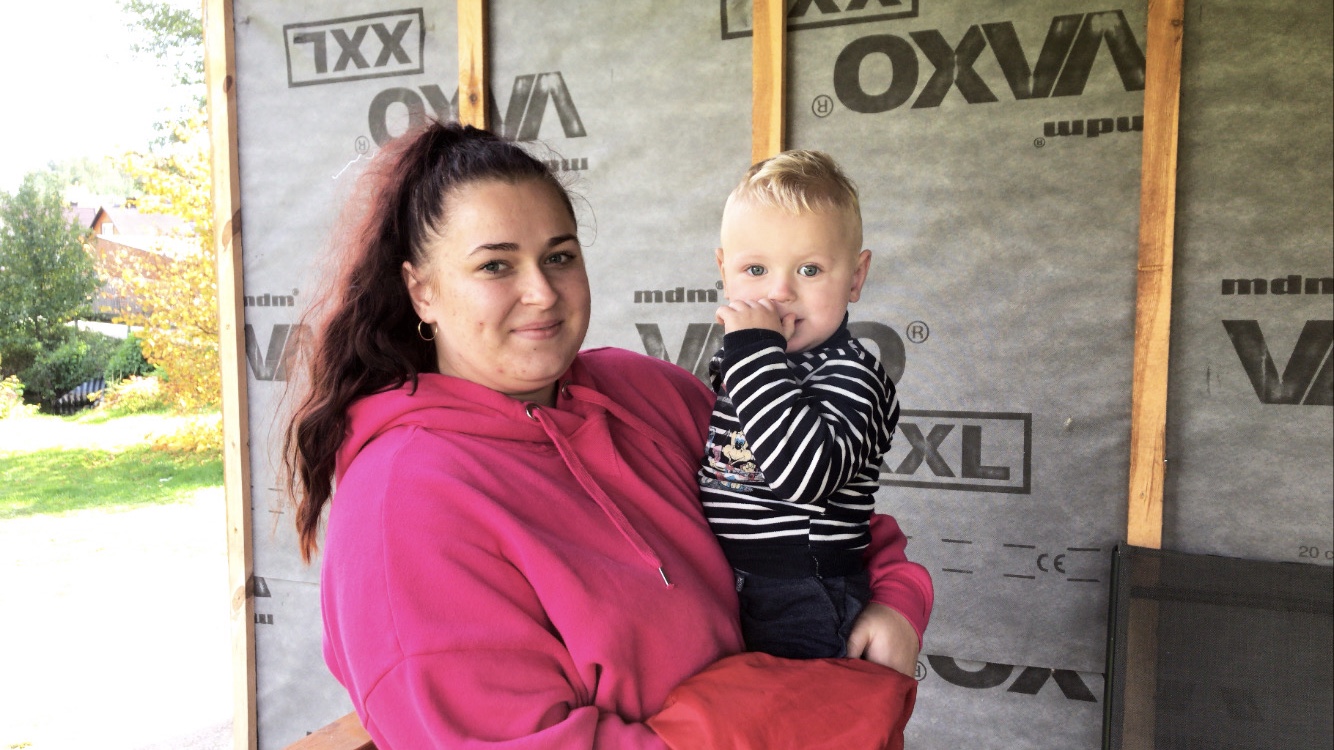 A mother and child