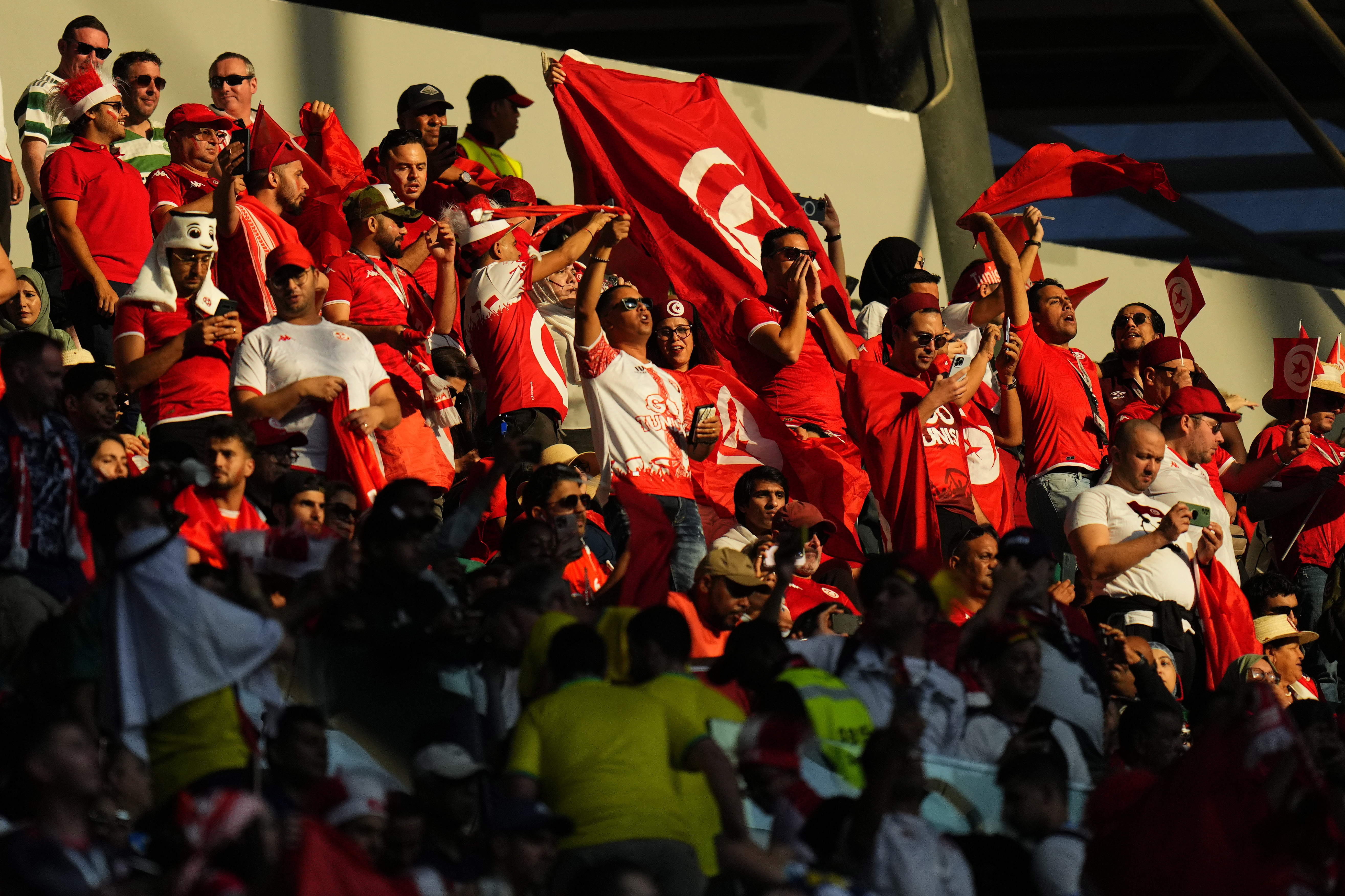 WCup Denmark Tunisia Soccer