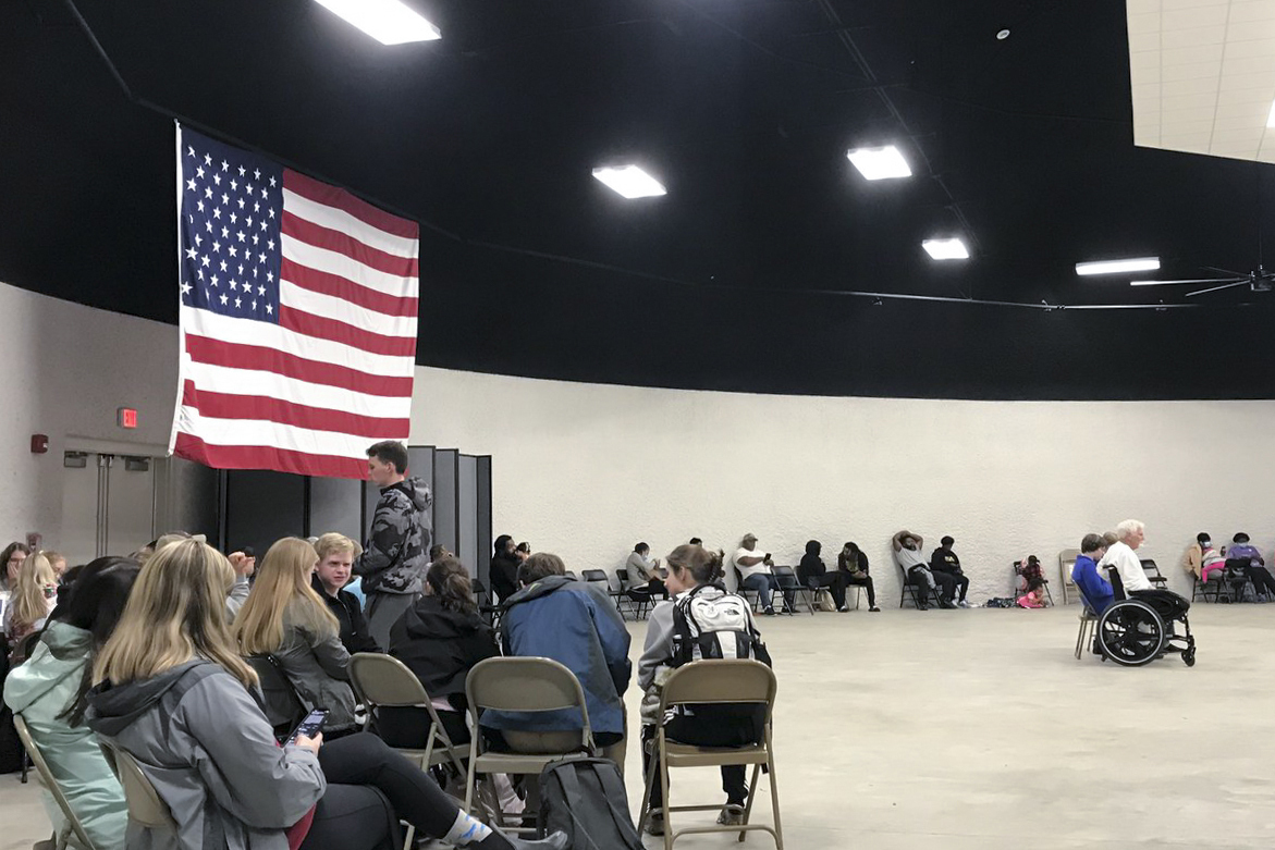 s a tornado shelter opened by the Oktibbeha County Emergency Management agency