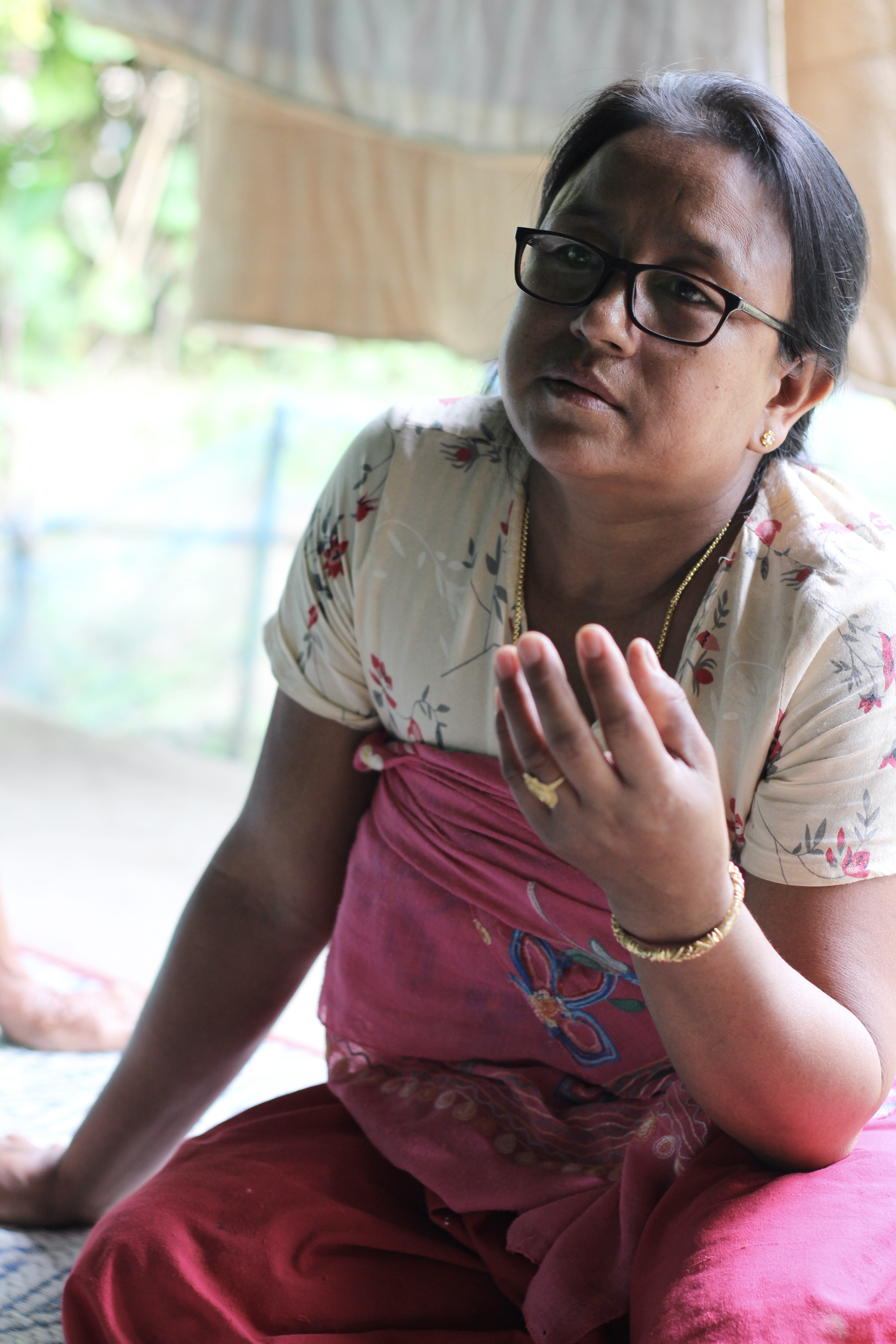 Salam Memshaleima broke down the costs her family incurred from constructing, dismantling and repaying their debts