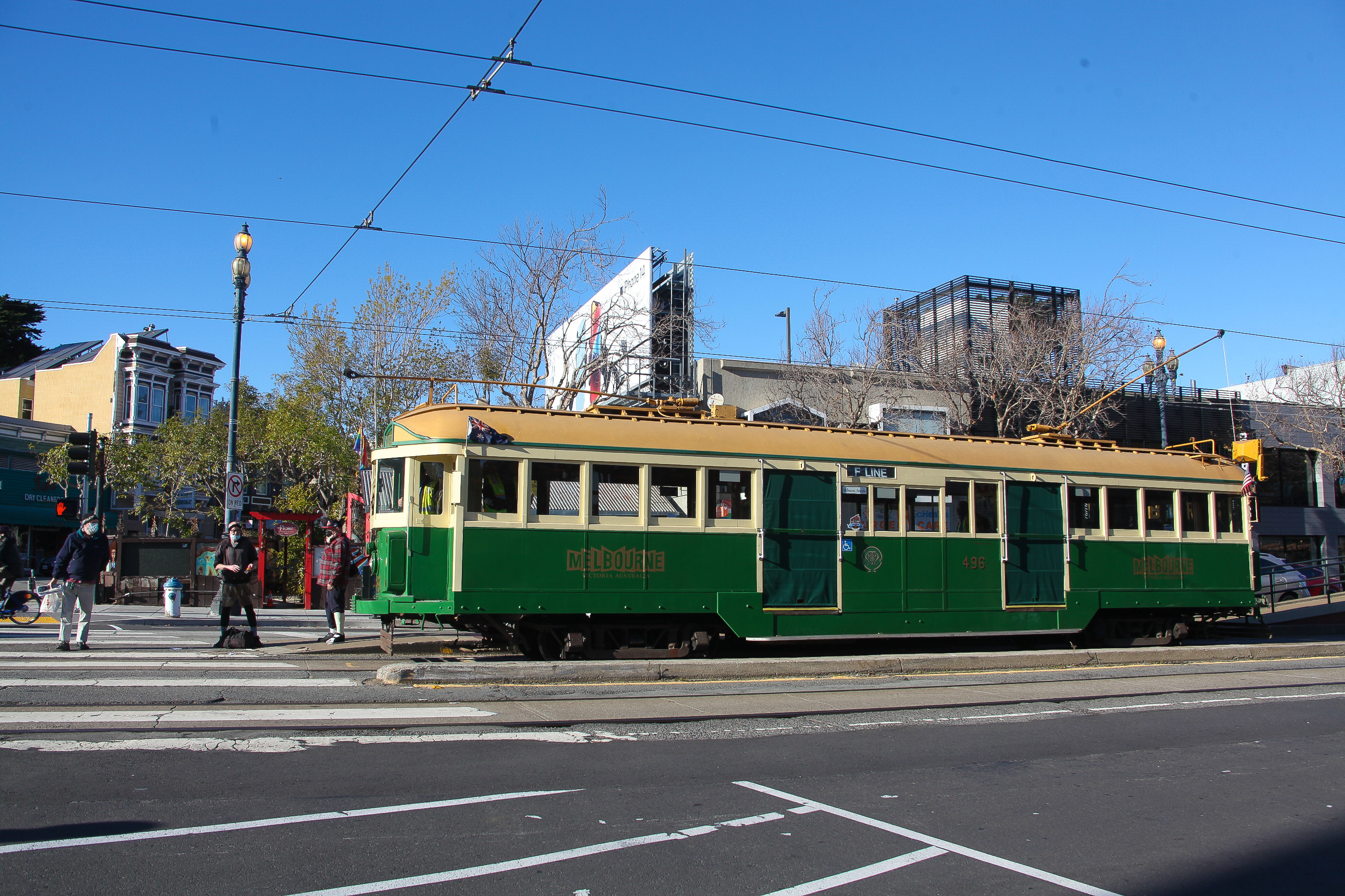 San Francisco, a longtime hub for transportation innovation, runs antique streetcars along one of its main thoroughfares, Market Street