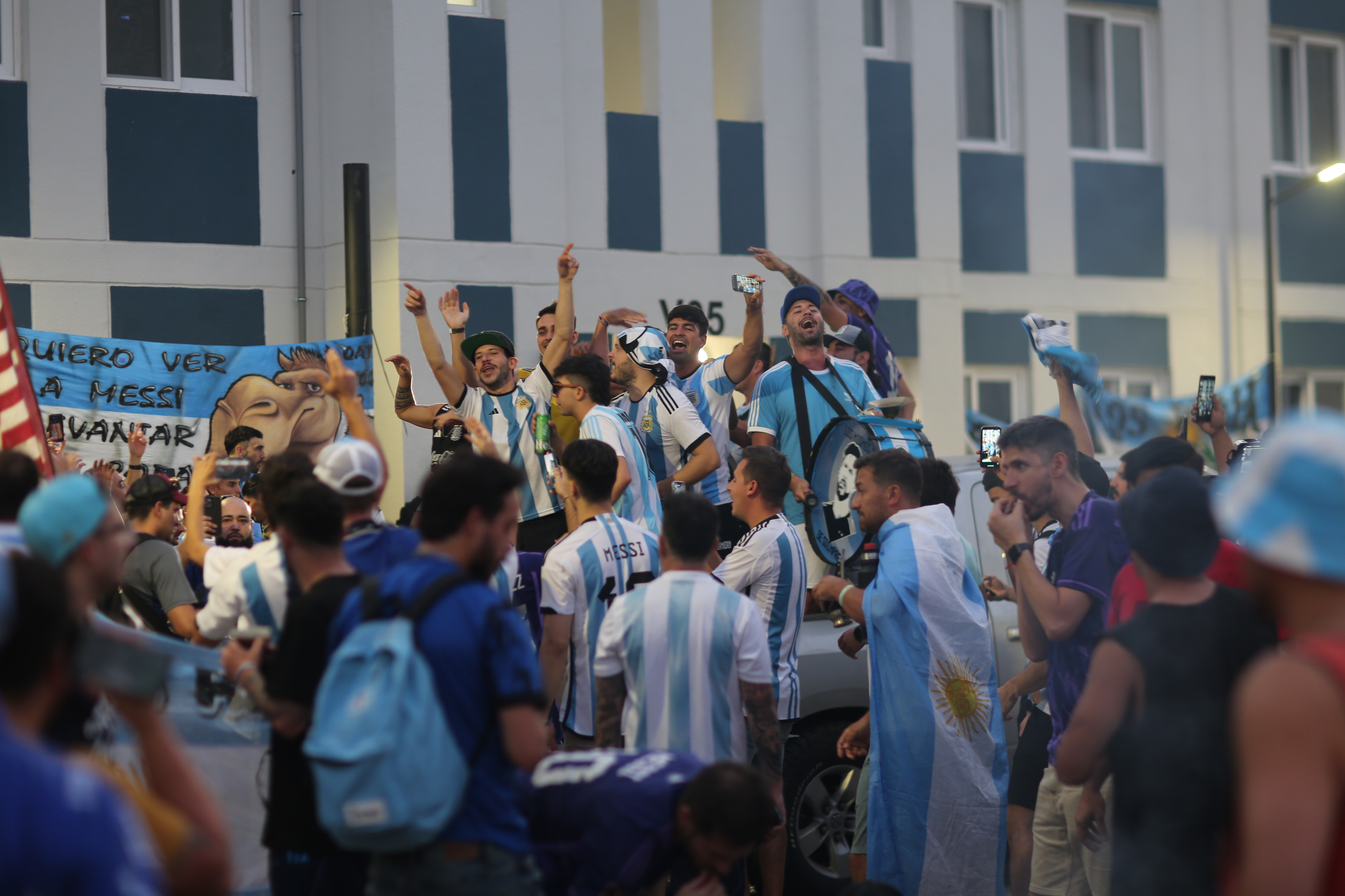 argentina fans qatar
