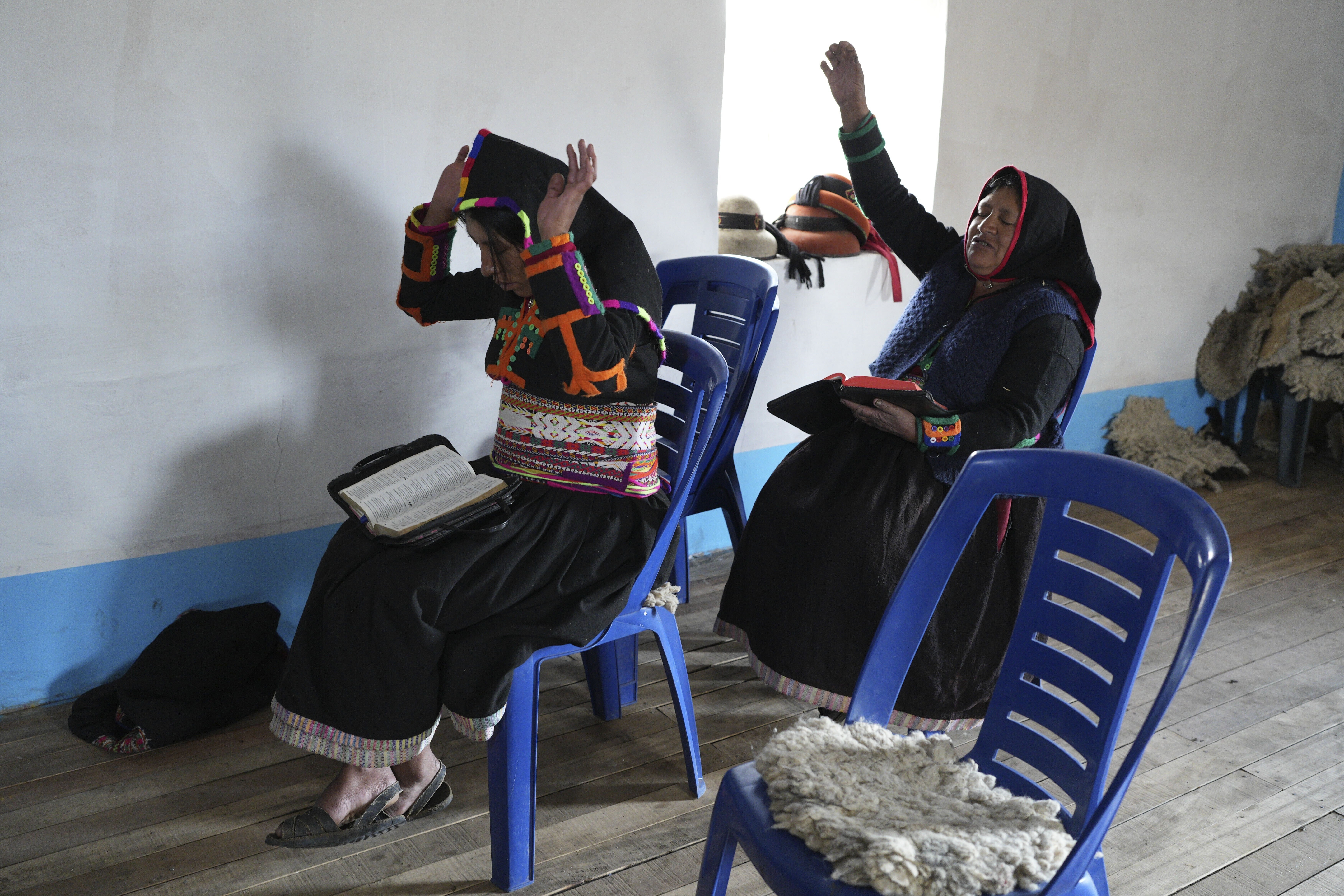 Women pray