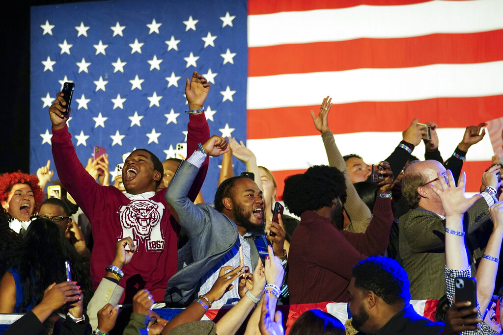 Warnock victory party