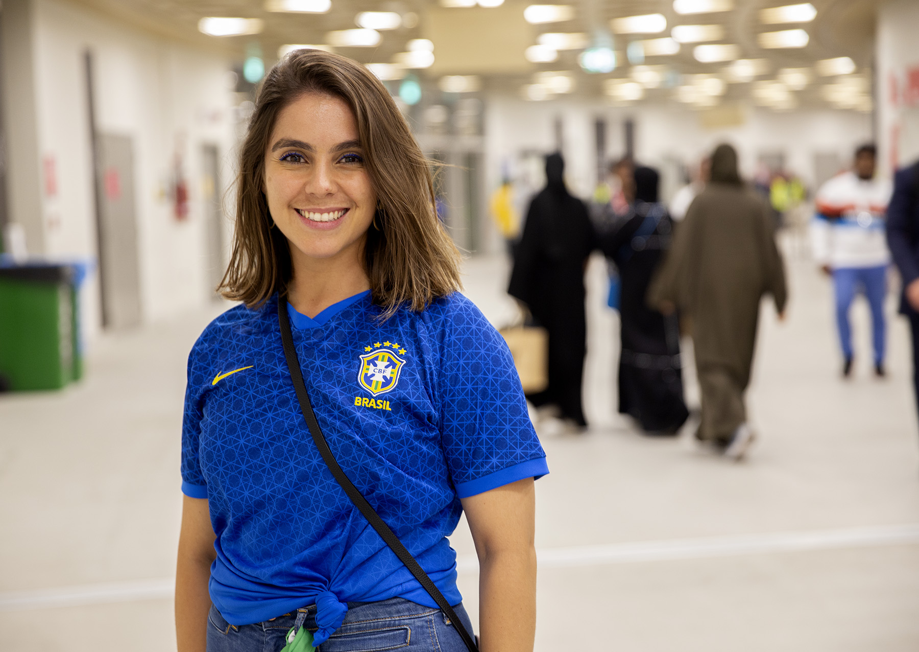 Camila Ferrierra is a volunteer at World Cup 2022 and feels much safer in Doha than in Sao Paulo where she is from