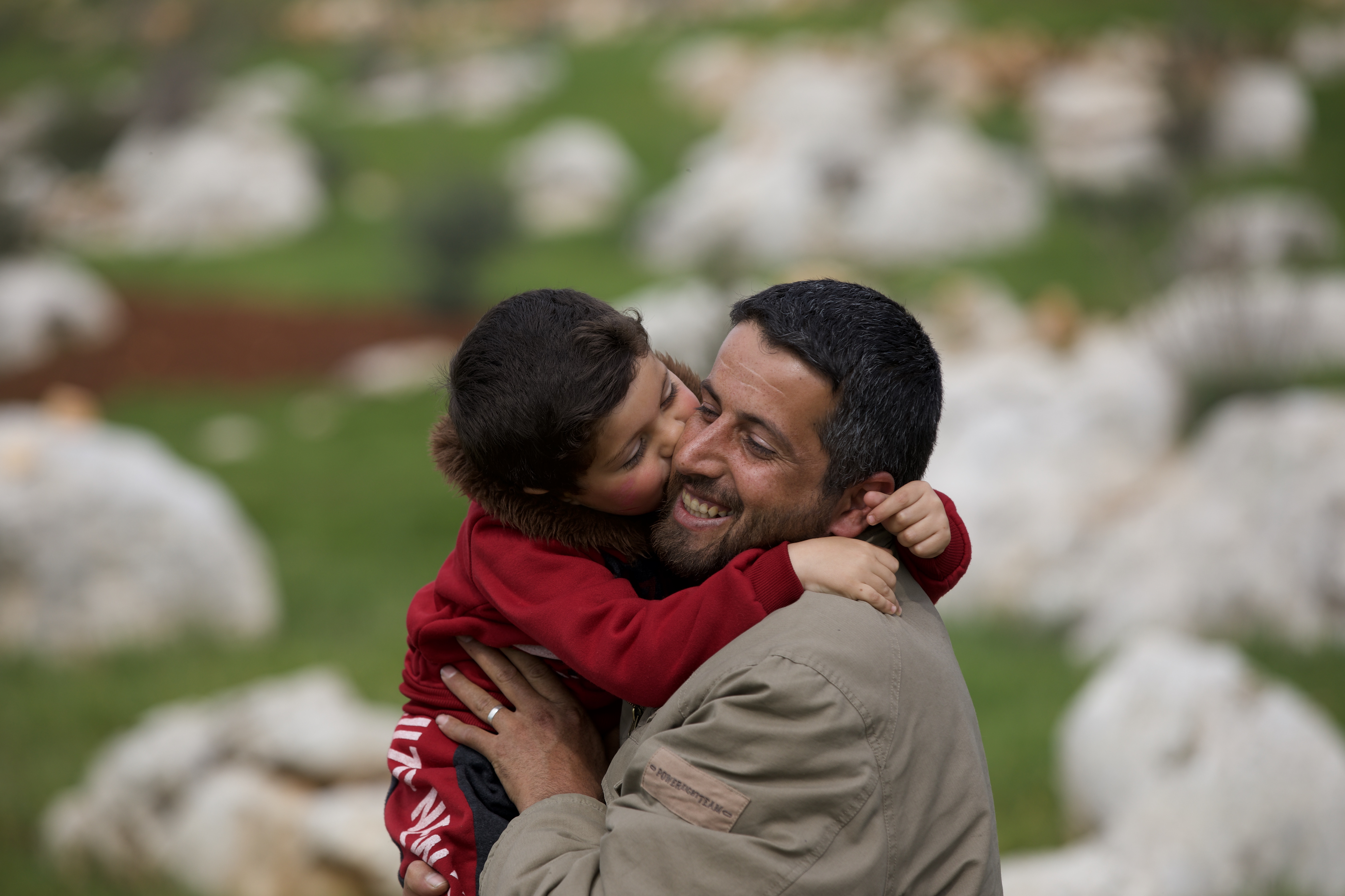 Mustafa al-Sayed and his son Zuheir