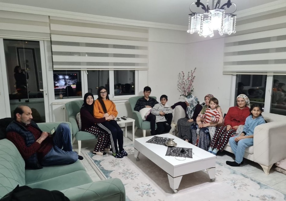 Nafiye and Mevlut Ozdemir with Ayse Arslan’s family in Armagan, Turkey