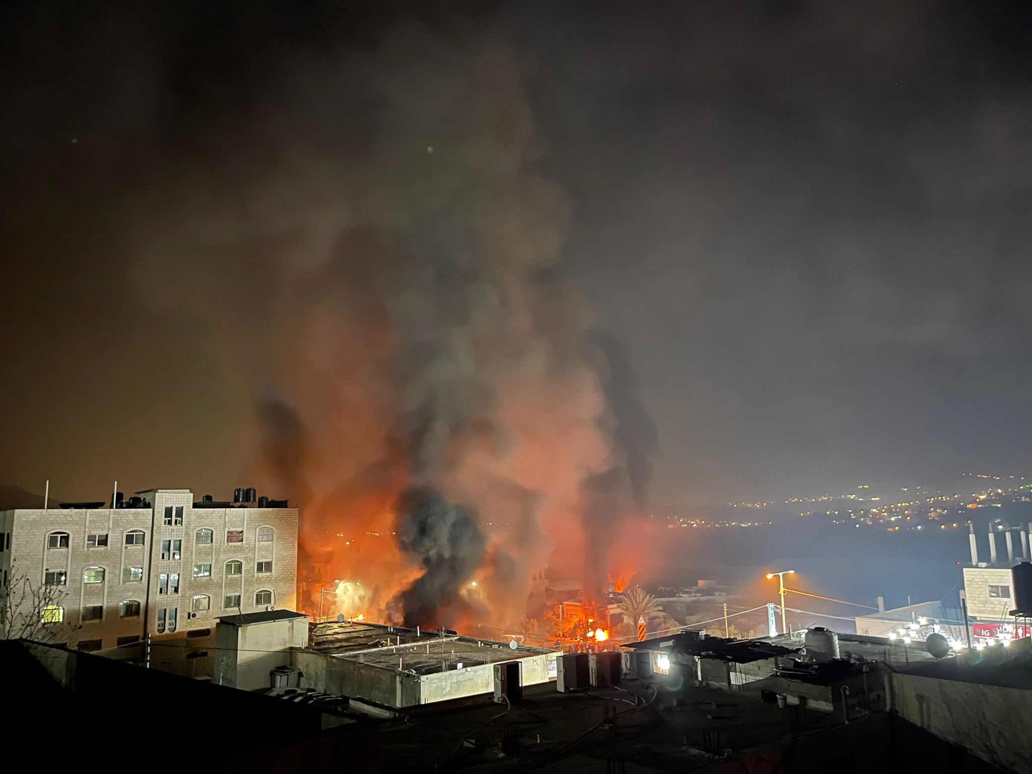 Palestinian town of Huwara