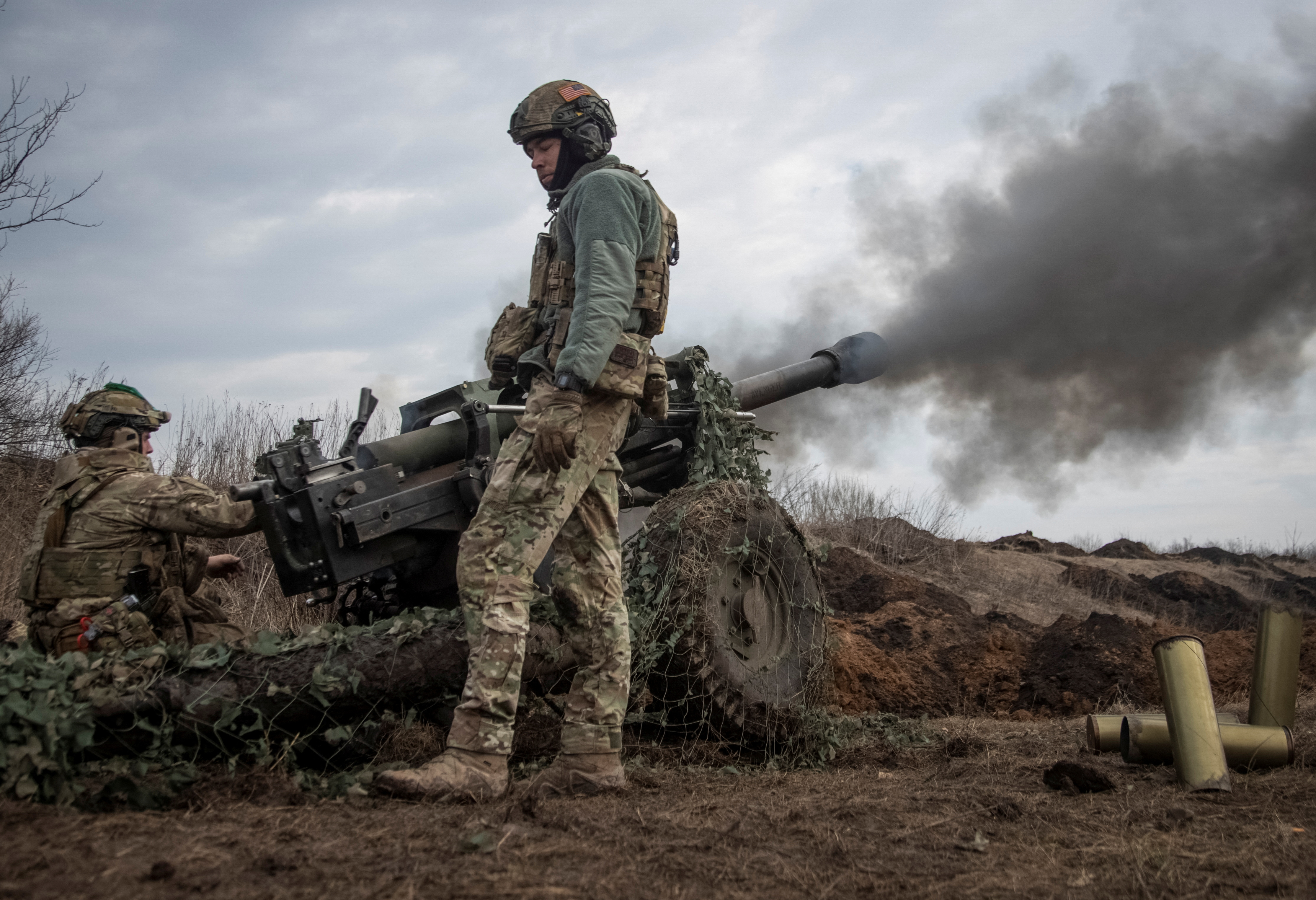 Ukrainian service members