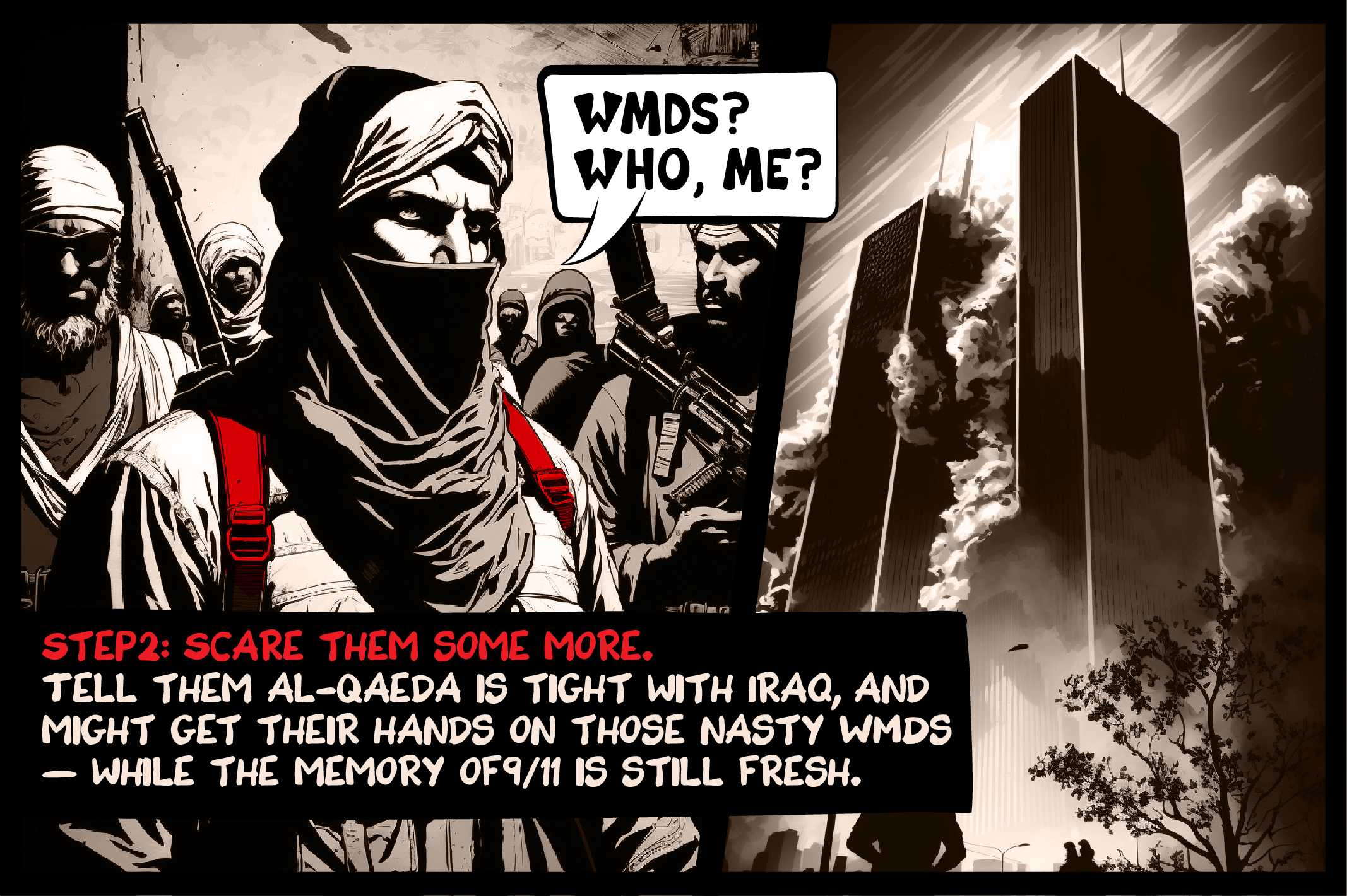 How to sell a war