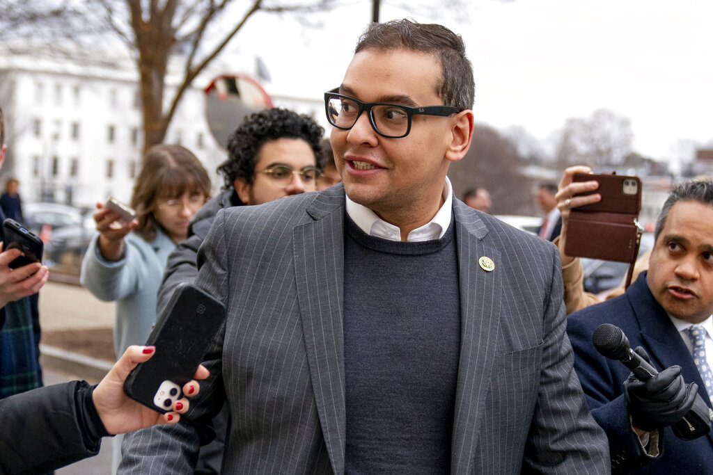 Santos has admitted to fabricating details about his work history and education, among other details