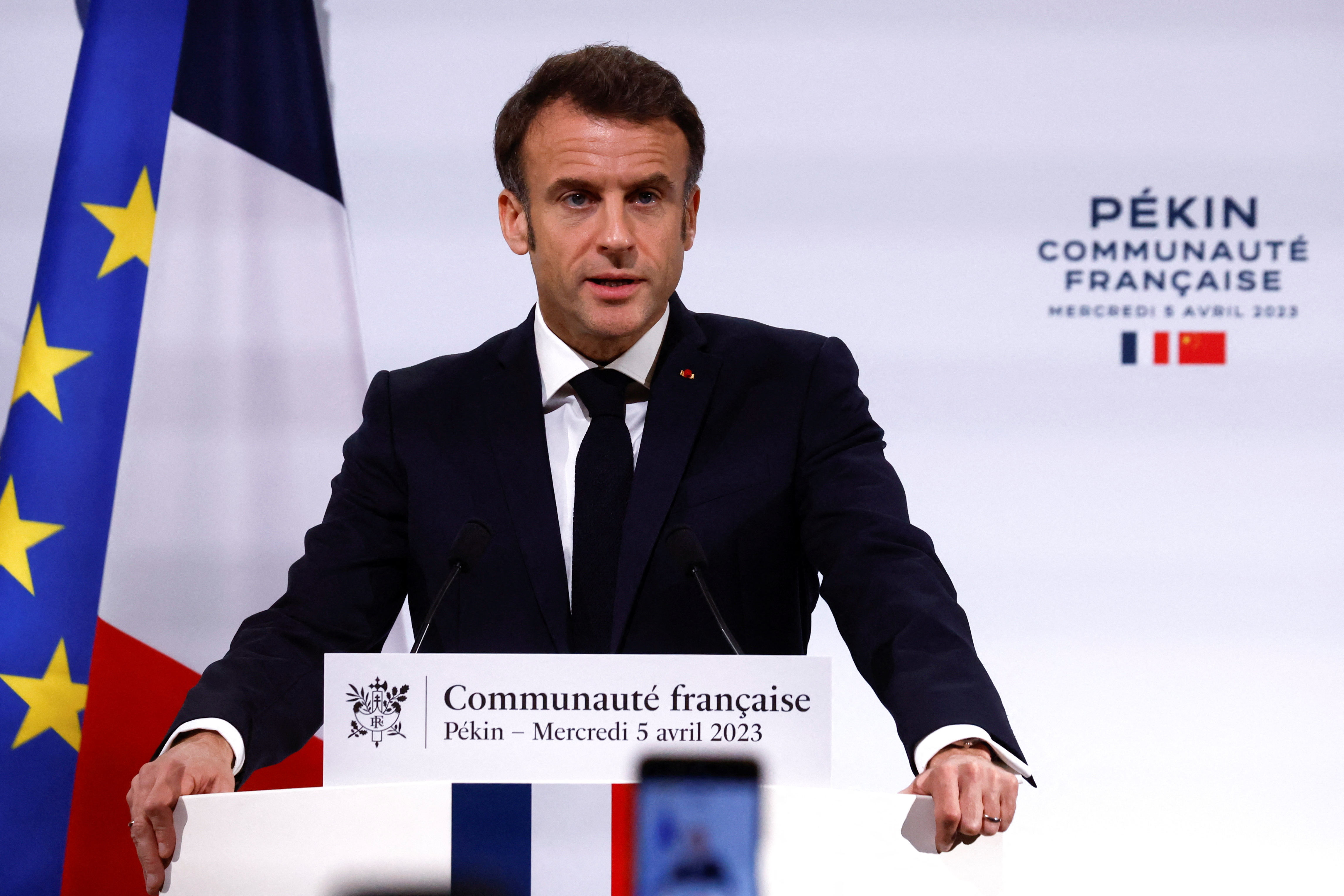 French President Emmanuel Macron