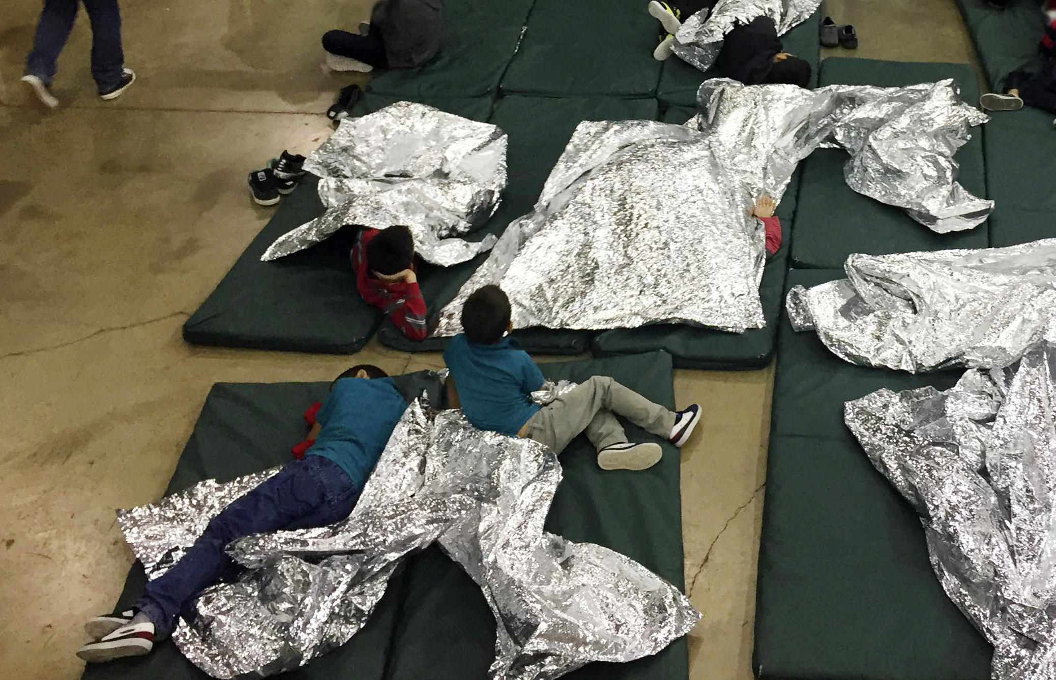 Migrant children detained in the United States