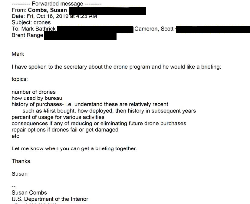 DOI emails